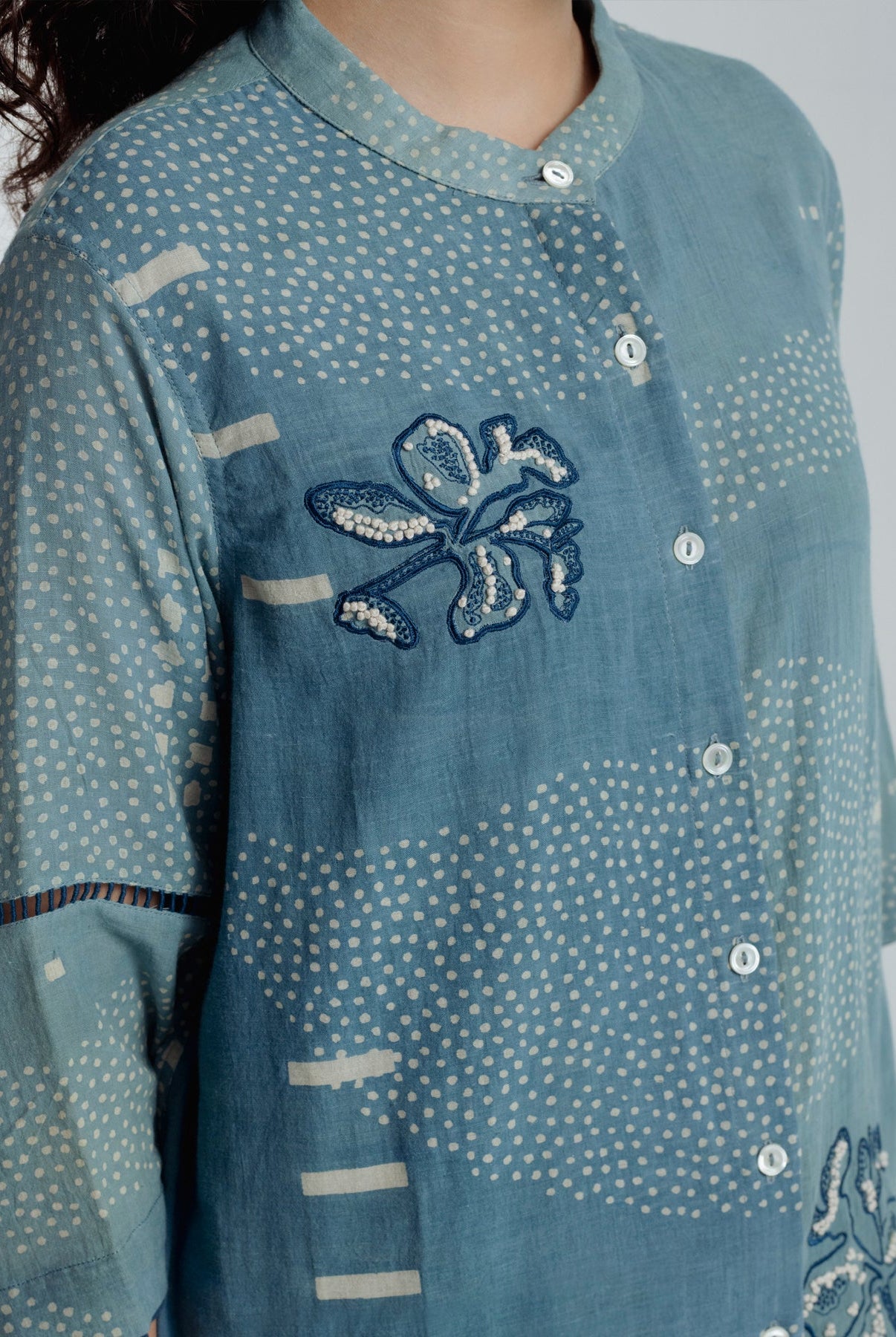 Indigo Sky Shirt - CiceroniWomen ShirtsRias Jaipur