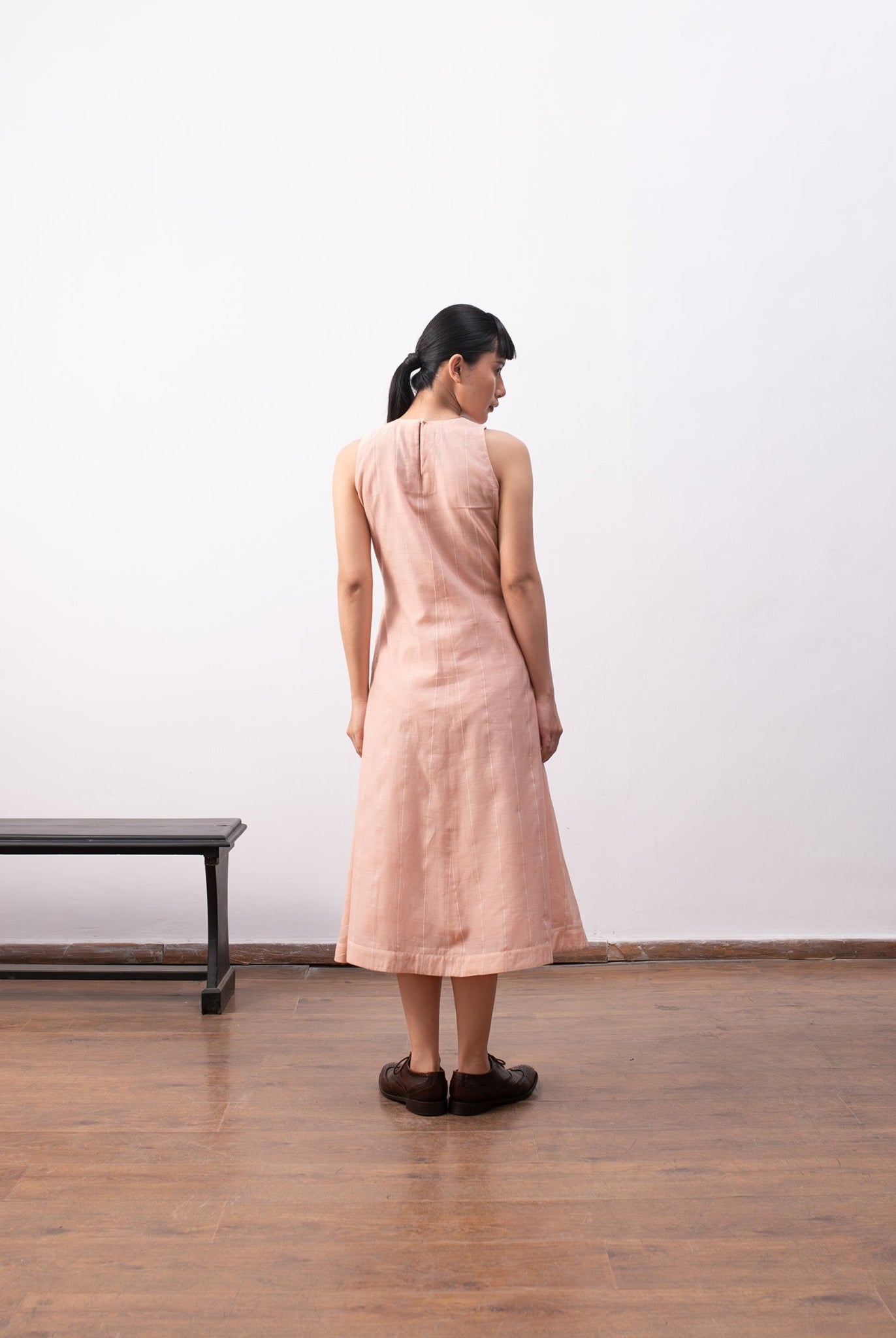 Ingrid Layered Dress - Peach - CiceroniDressesHiranya