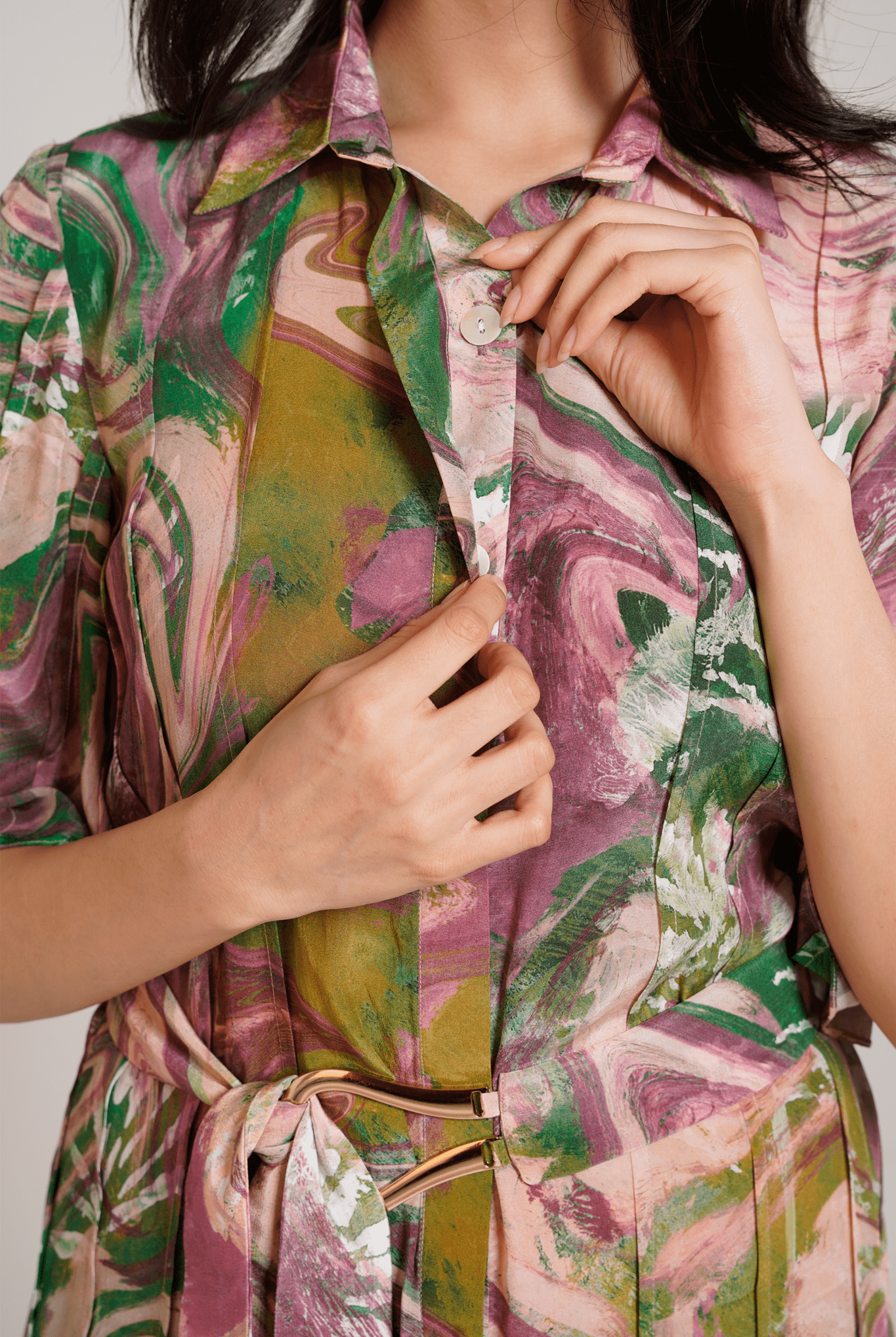 Ira Pleated Dress - CiceroniDressesAdvait