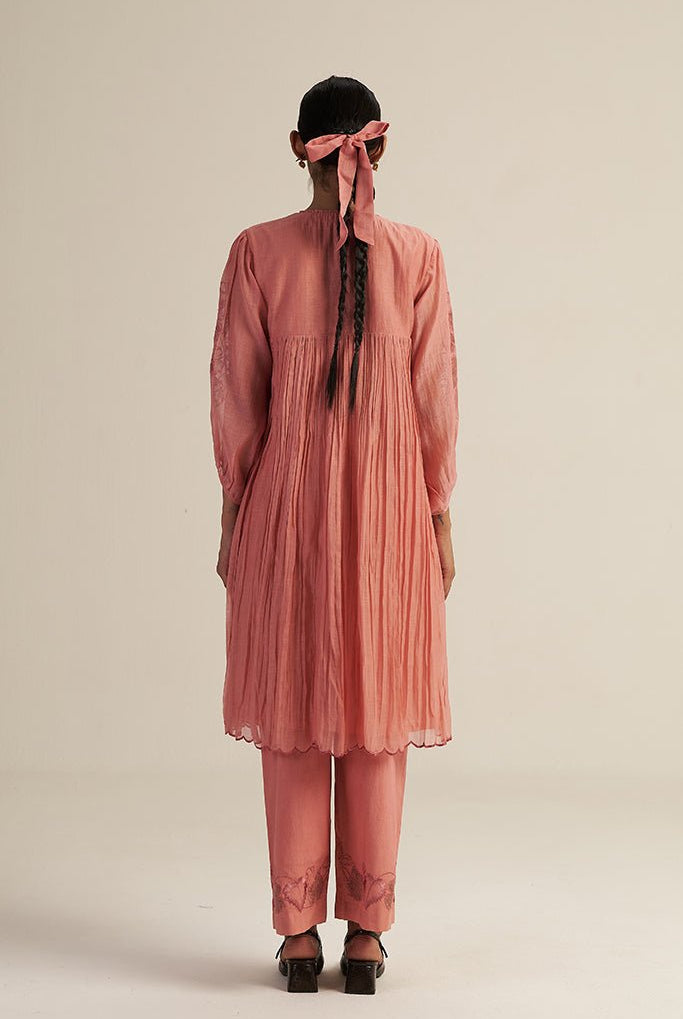 Ira Set - Pink - CiceroniKurta Set, Festive WearGaach