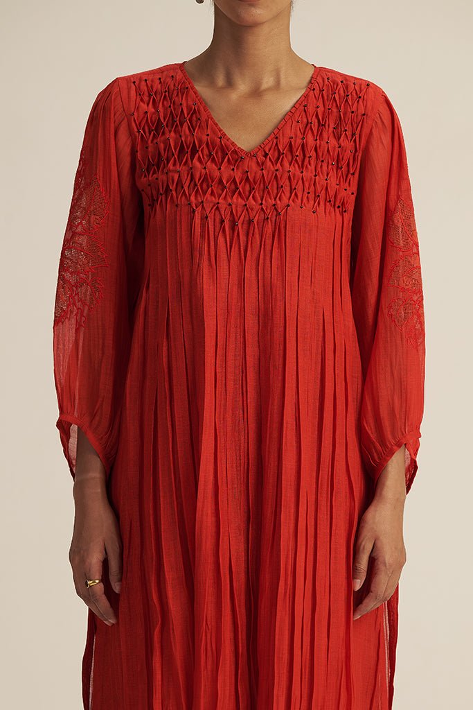 Ira Set - Red - CiceroniKurta Set, Festive WearGaach