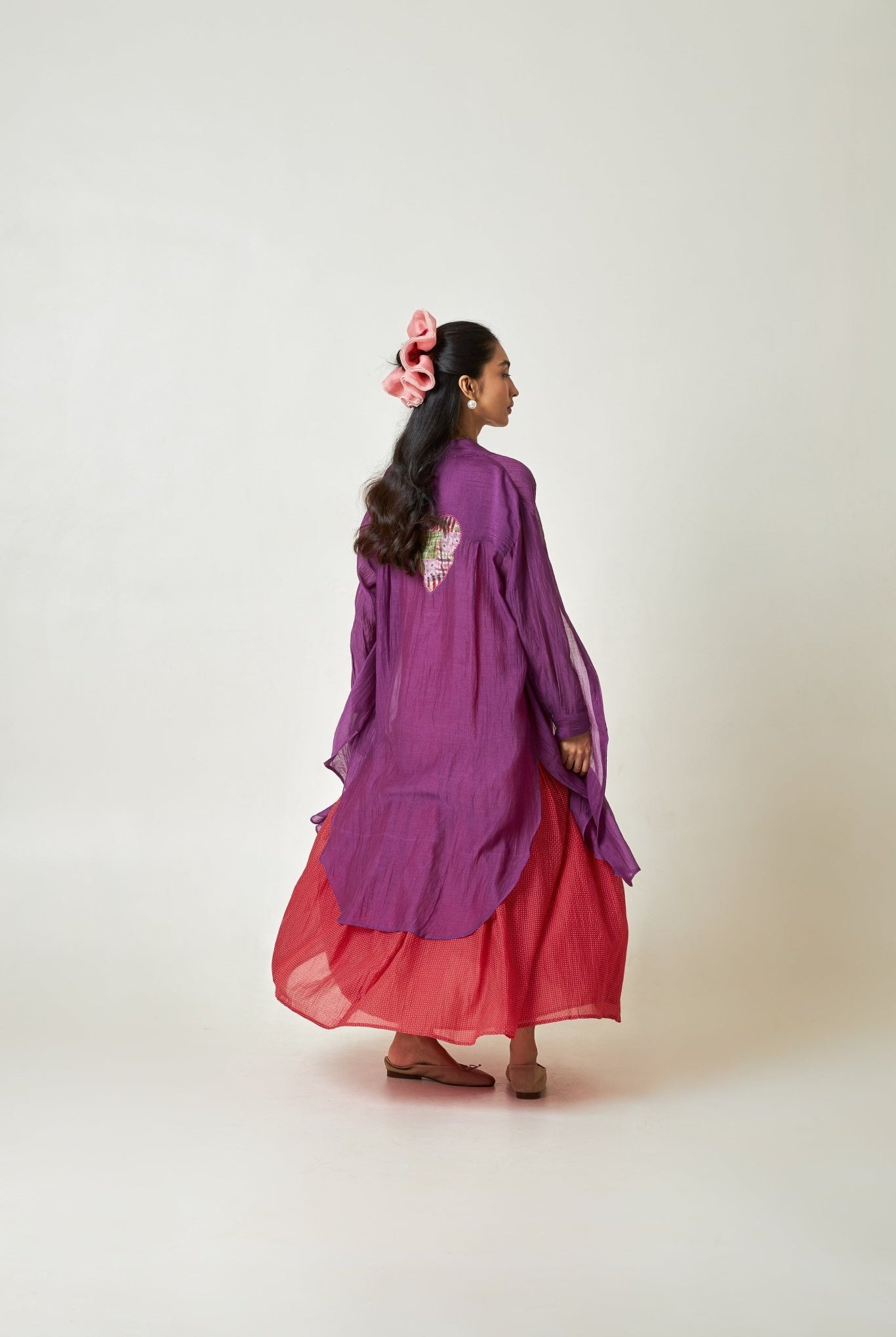 Iris Embroidered Shirt - CiceroniShackets, JacketsPants and Pajamas