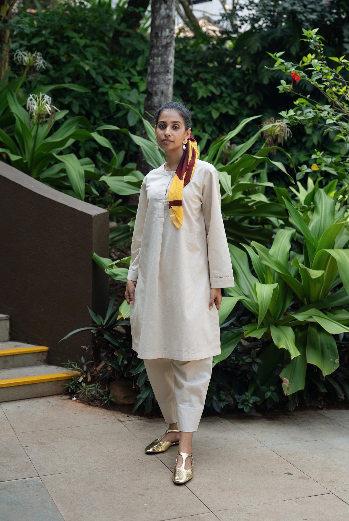 Iris Kurta Set - Beige - CiceroniKurta Set, Everyday WearRAAS Life