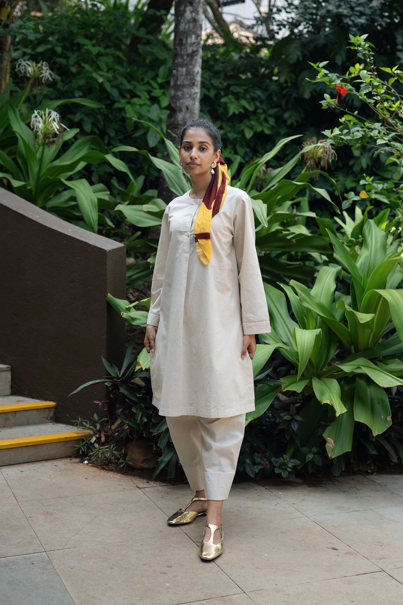 Iris Kurta Set - Beige - CiceroniKurta Set, Everyday WearRAAS Life