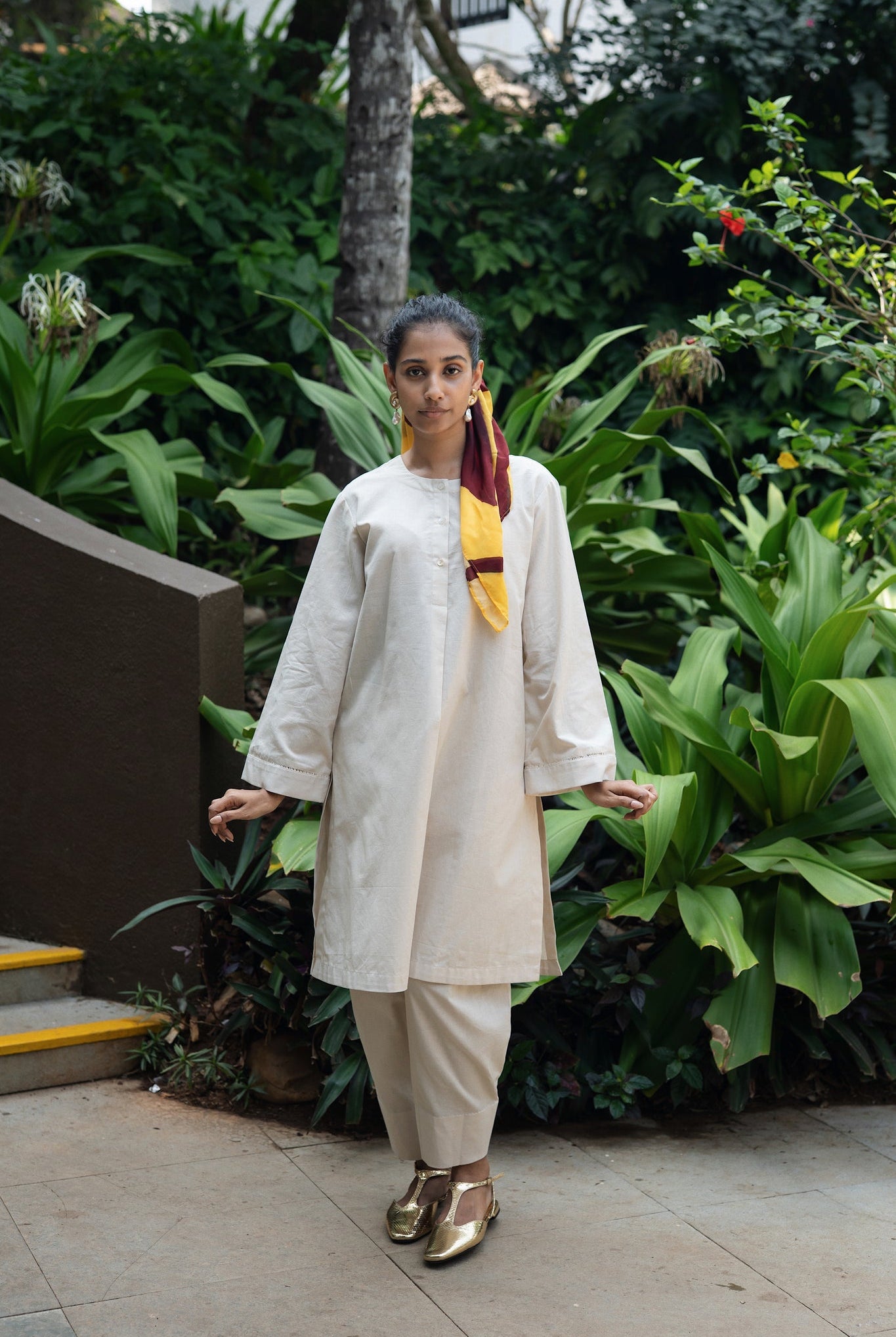 Iris Kurta Set - Beige - CiceroniKurta Set, Everyday WearRAAS Life