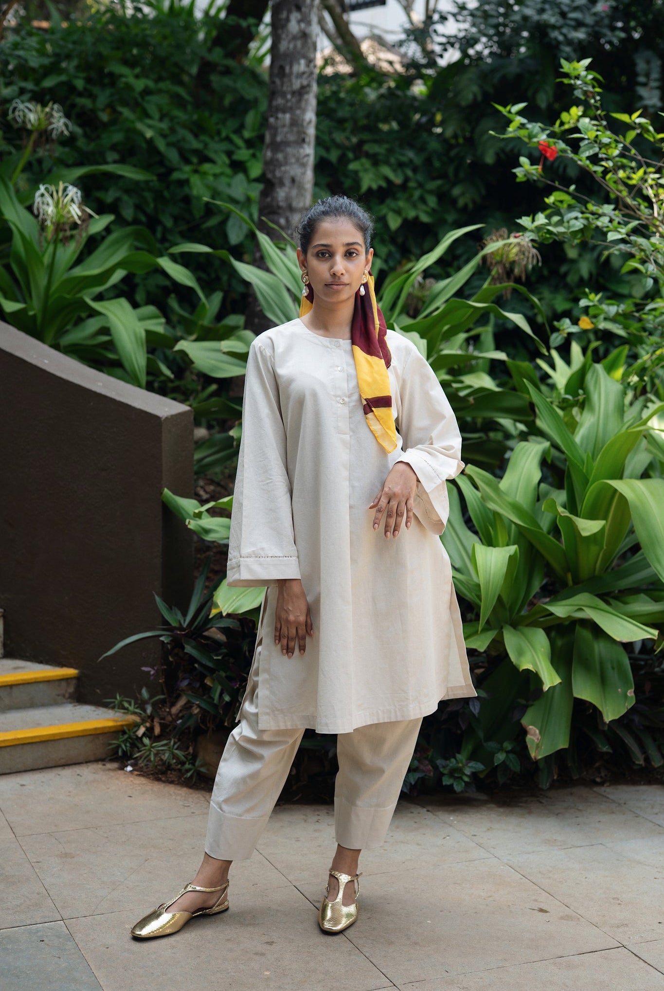 Iris Kurta Set - Beige - CiceroniKurta Set, Everyday WearRAAS Life