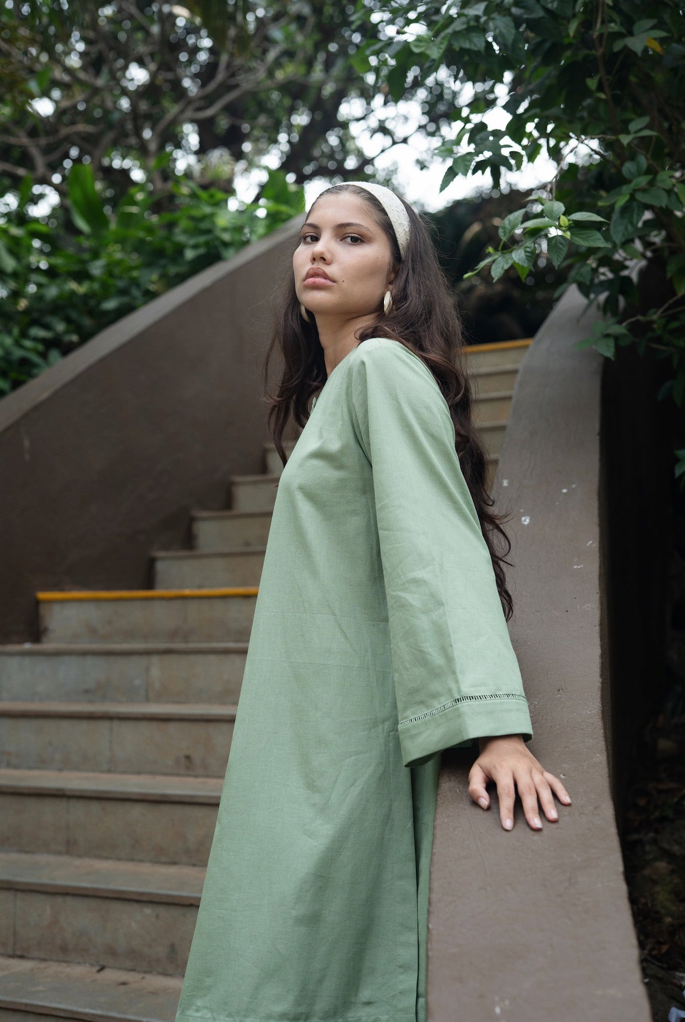 Iris Kurta Set - Olive Green - CiceroniKurta Set, Everyday WearRAAS Life