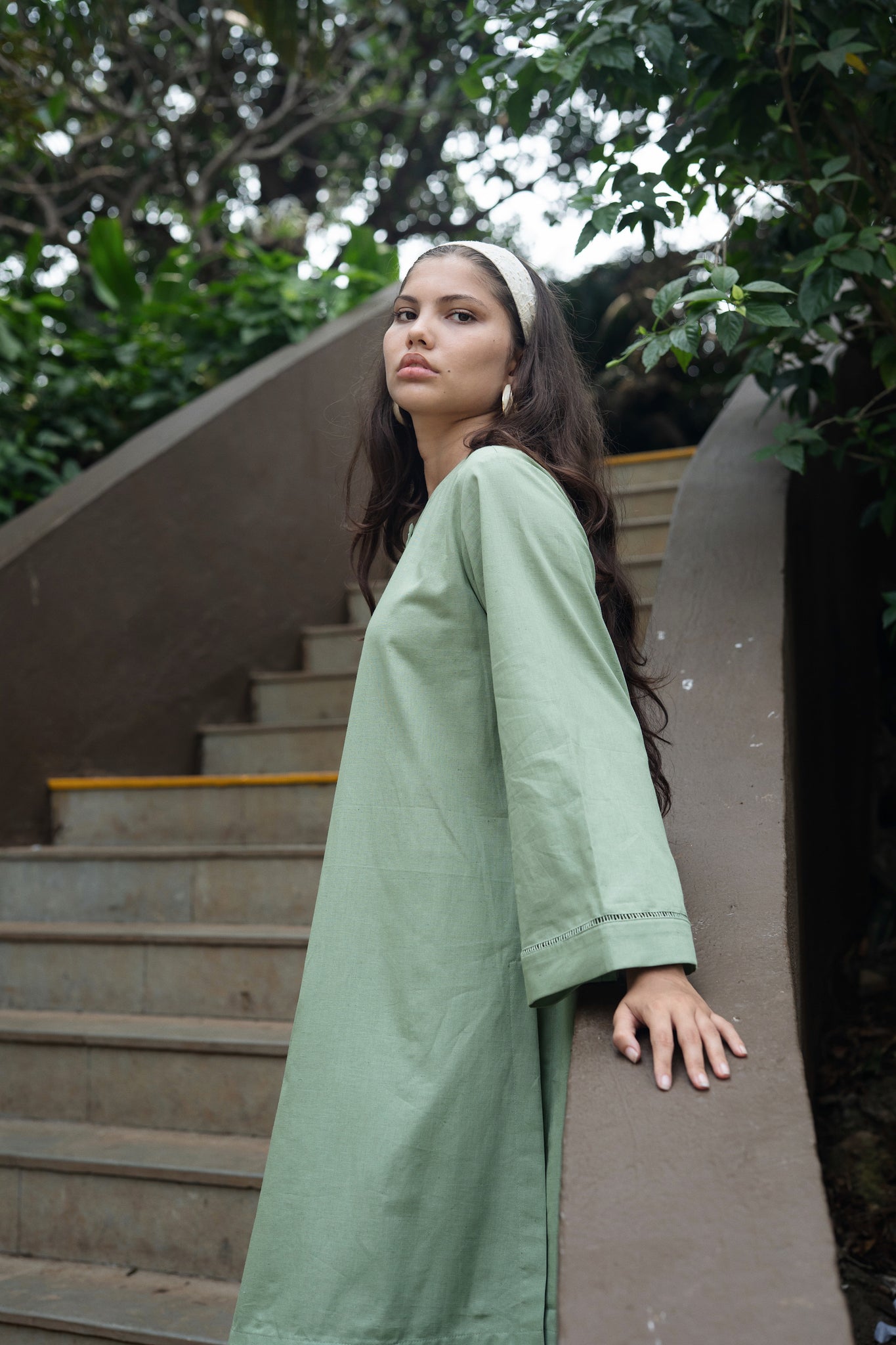Iris Kurta Set - Olive Green - CiceroniKurta Set, Everyday WearRAAS Life