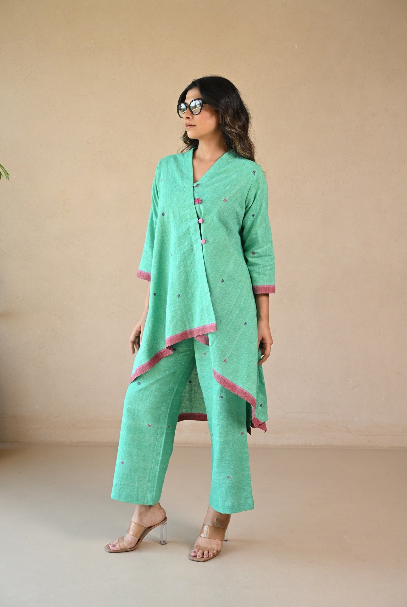 Iris Shrug - Mint Green - CiceroniJacketsRang by Rajvi