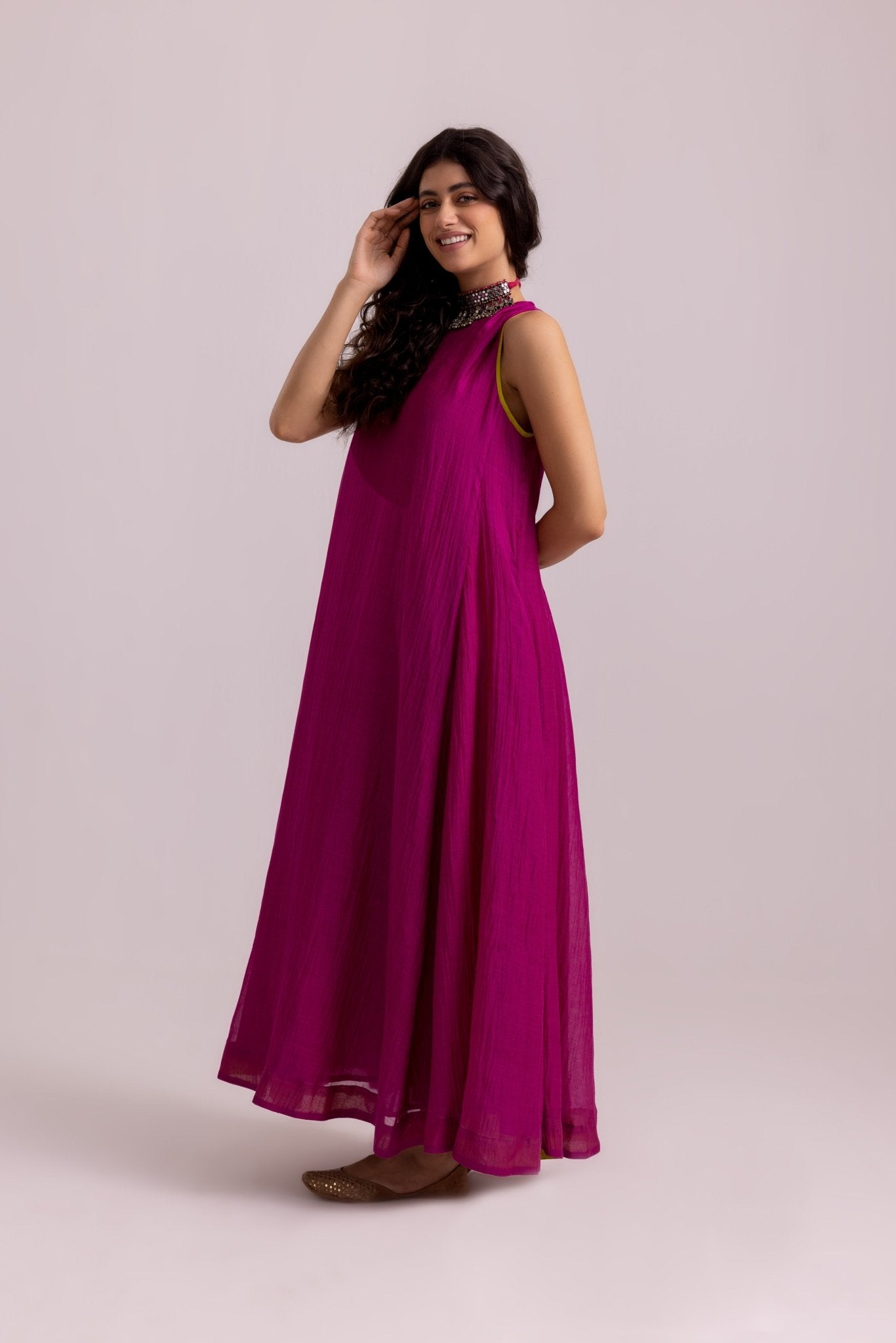 Isabella Dress - Magenta - CiceroniDressesLabel Shreya Sharma