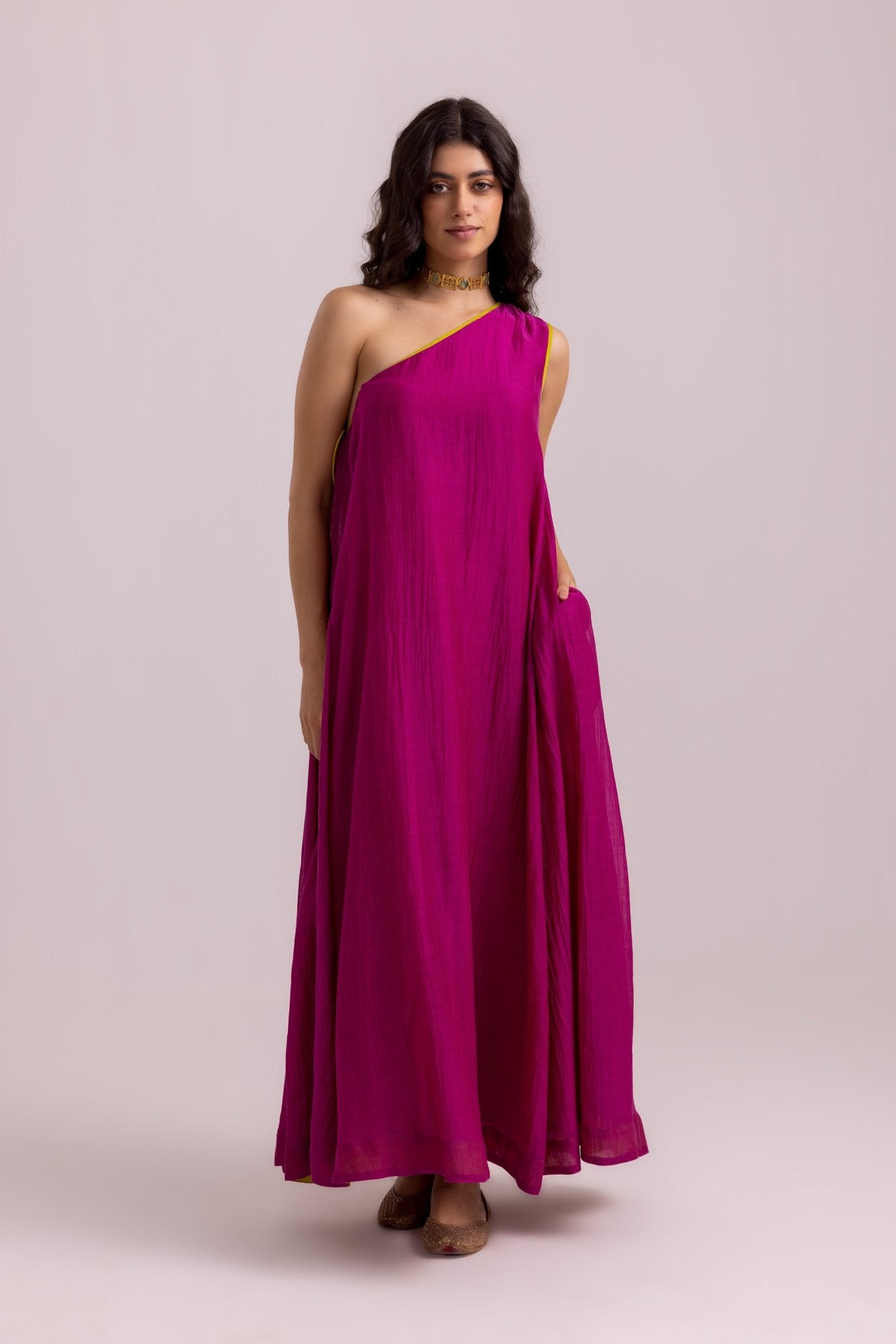 Isabella Dress - Magenta - CiceroniDressesLabel Shreya Sharma