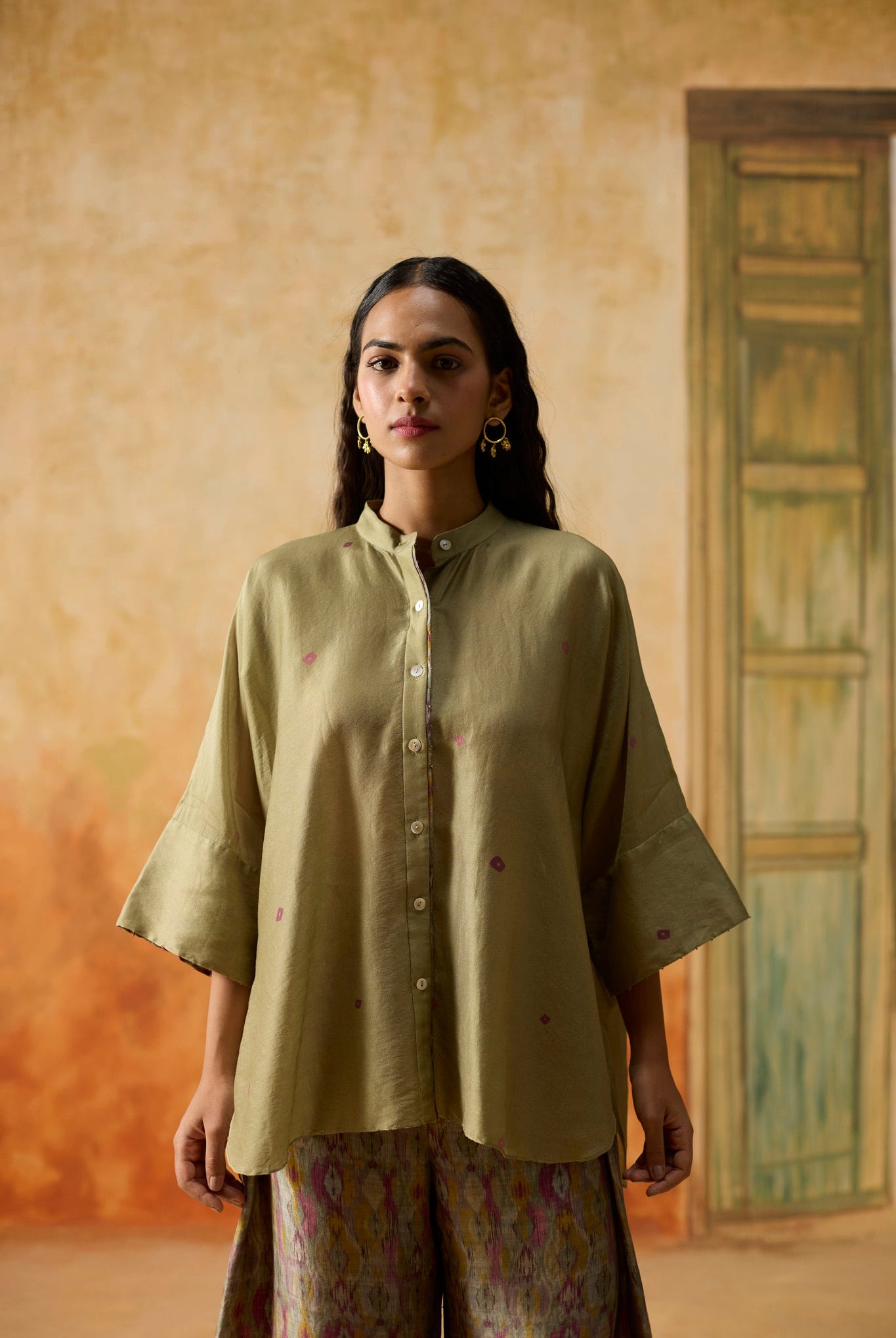 Issiki Shirt - Green - CiceroniWomen ShirtsKhyati Rughani