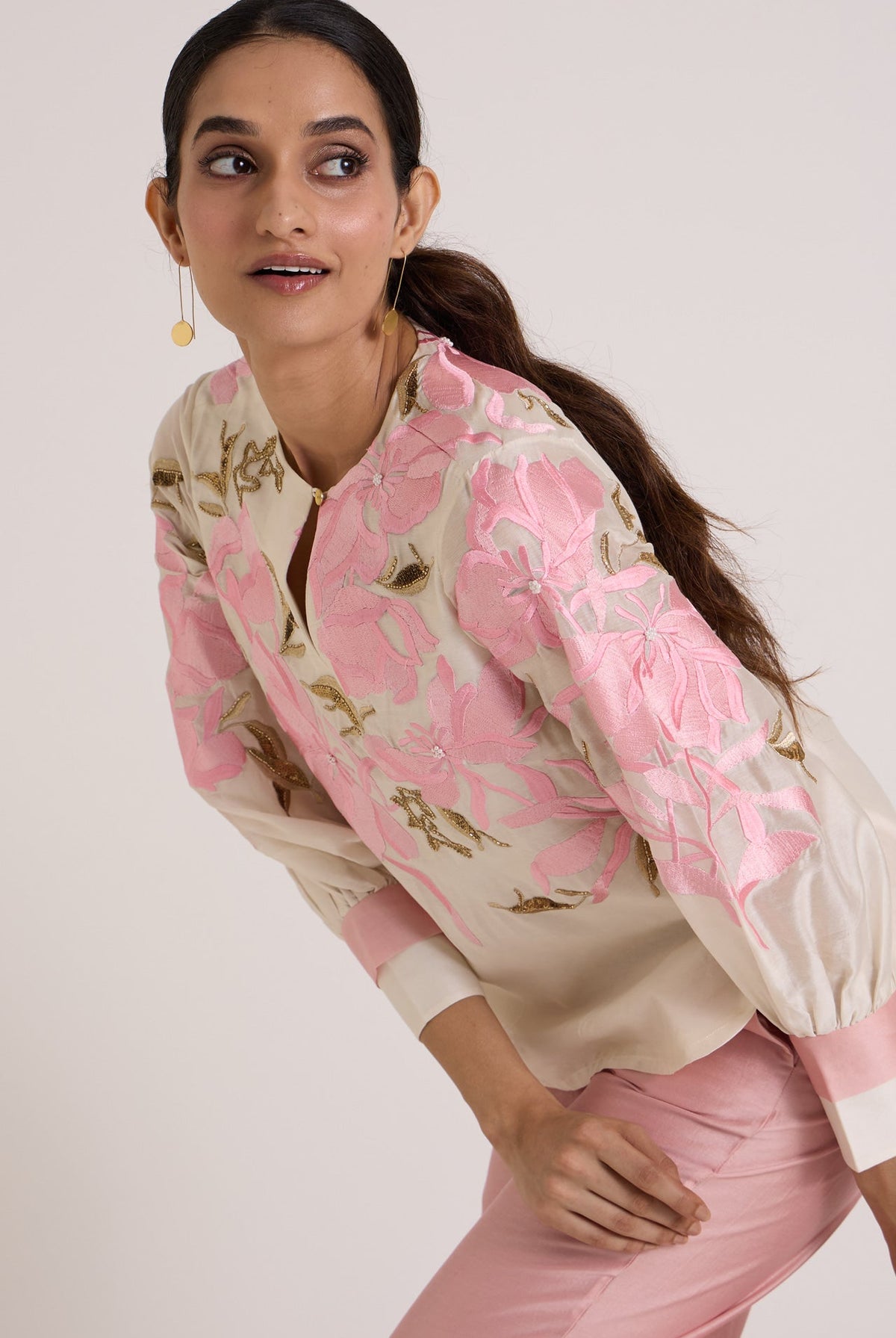 Ivory Glen - Blooming Sleeve Co-ord Set - CiceroniCo-ord SetMadder Much