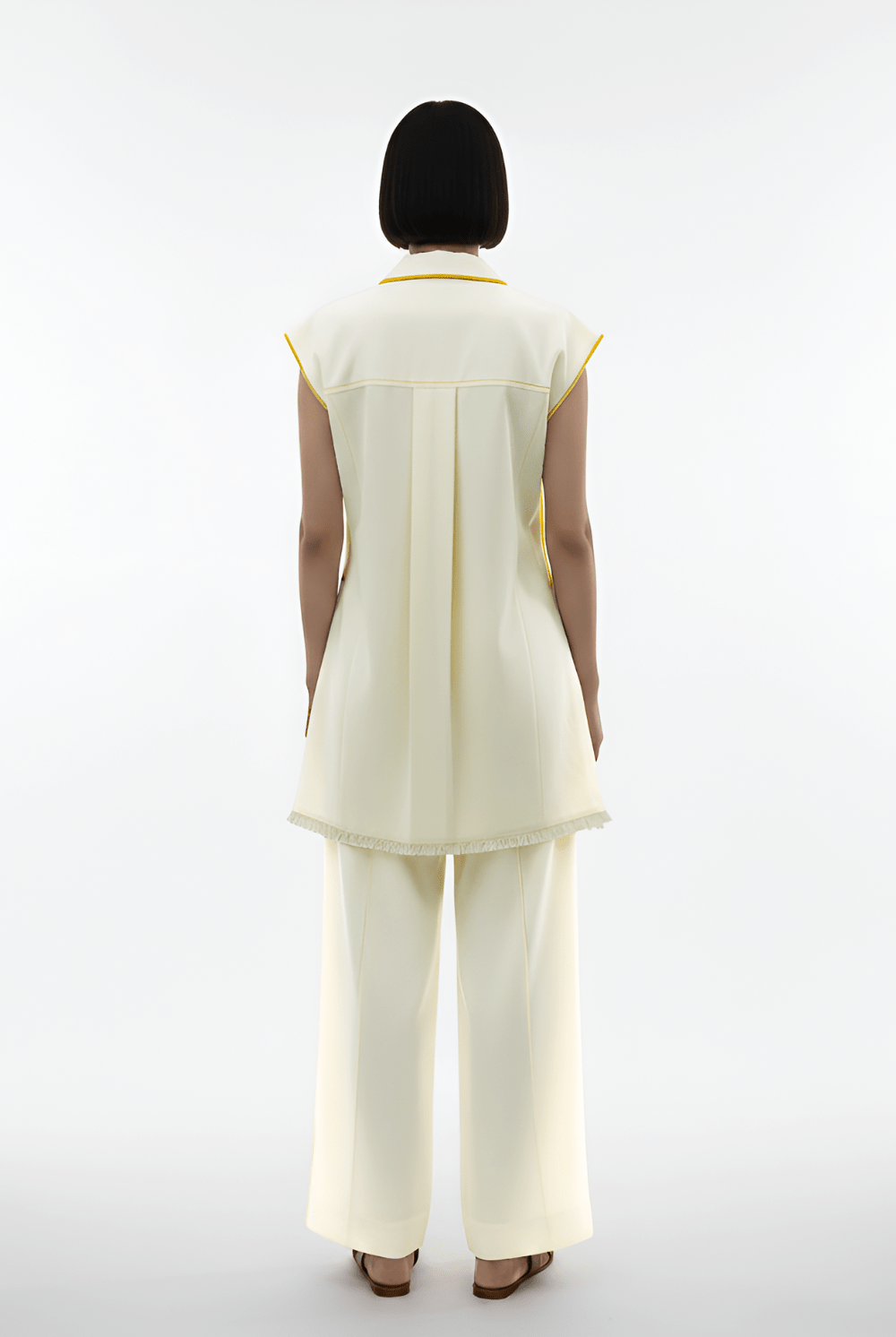 Ivory - Mango Yellow Blazer Set - CiceroniCo - ord SetNeora by NC