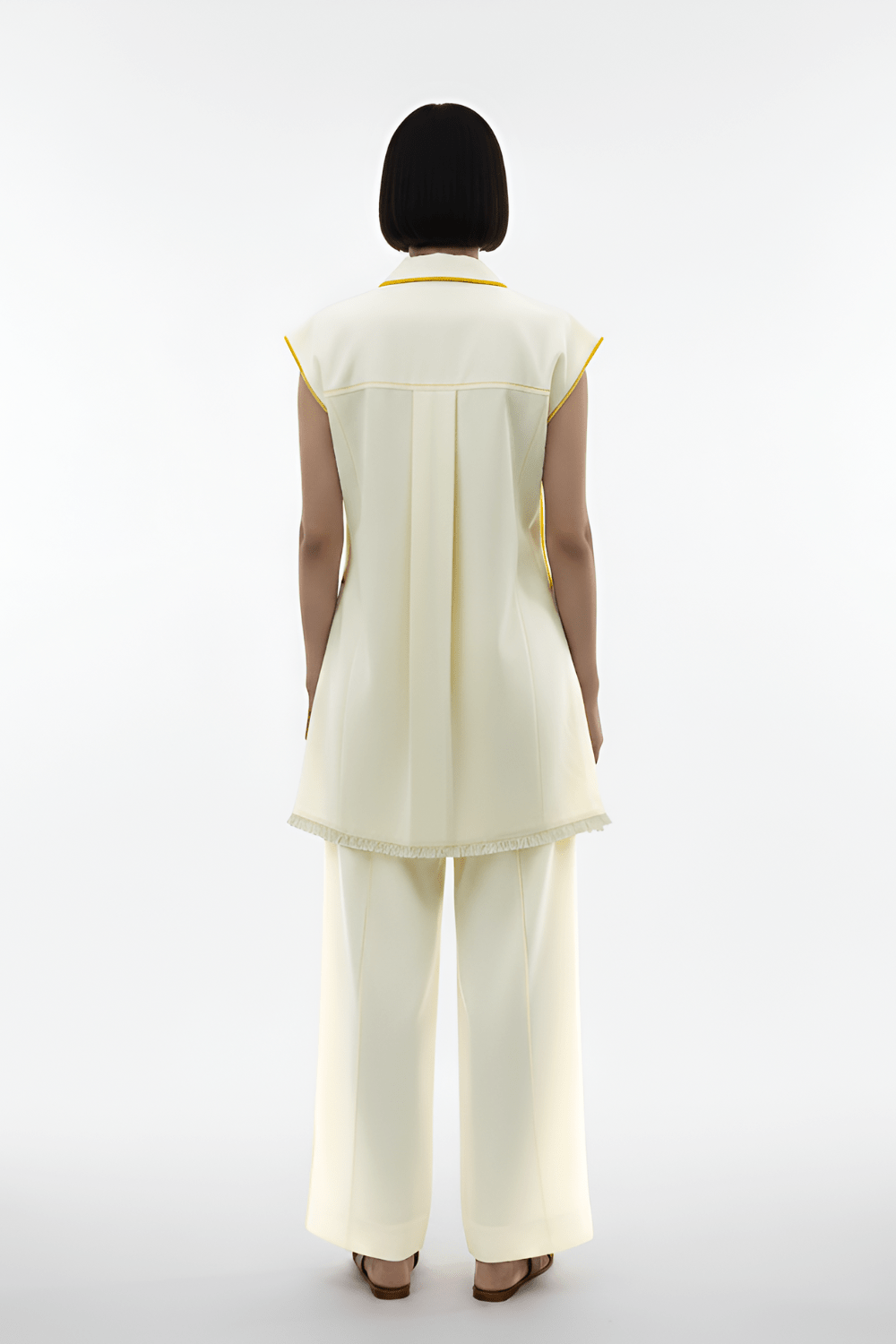 Ivory - Mango Yellow Blazer Set - CiceroniCo - ord SetNeora by NC