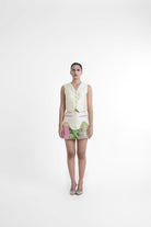 Ivory Silk Waistcoat - CiceroniWaistcoatShriya Singhi