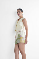 Ivory Silk Waistcoat - CiceroniWaistcoatShriya Singhi