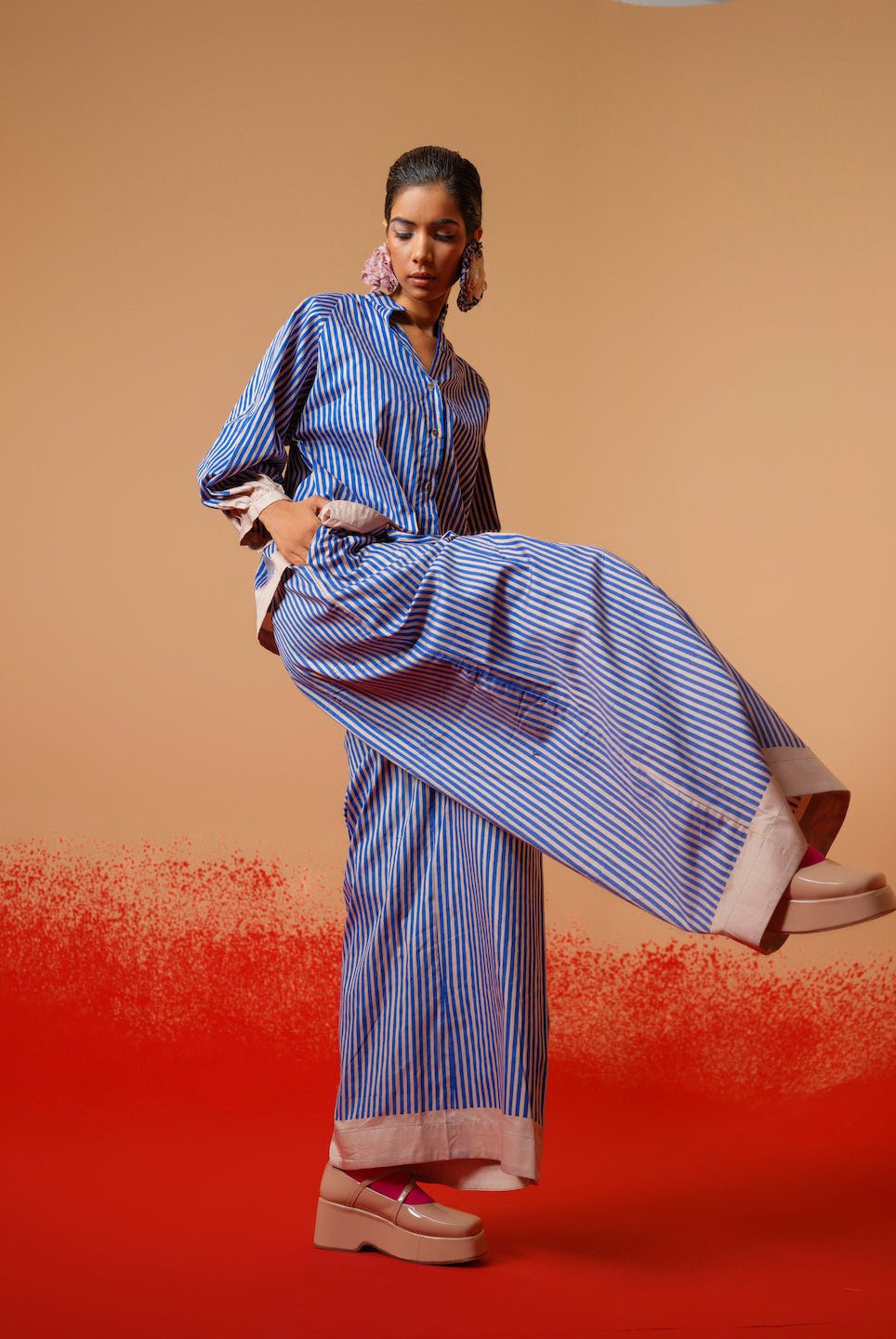 Ivy Pants - Striped - CiceroniPantsStoique