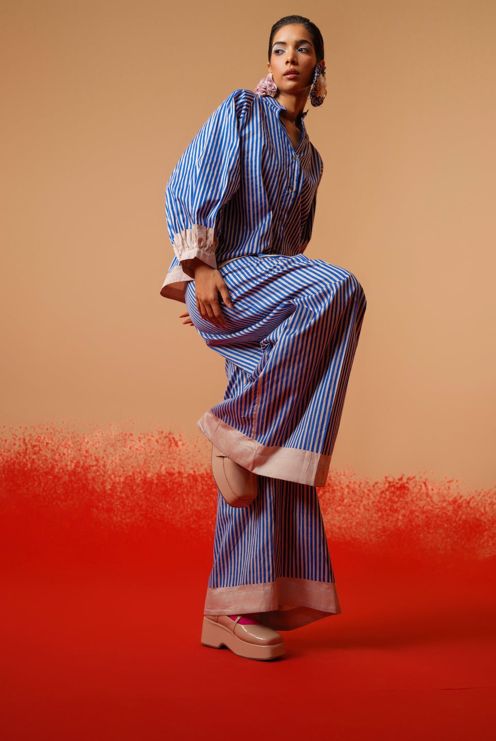 Ivy Pants - Striped - CiceroniPantsStoique