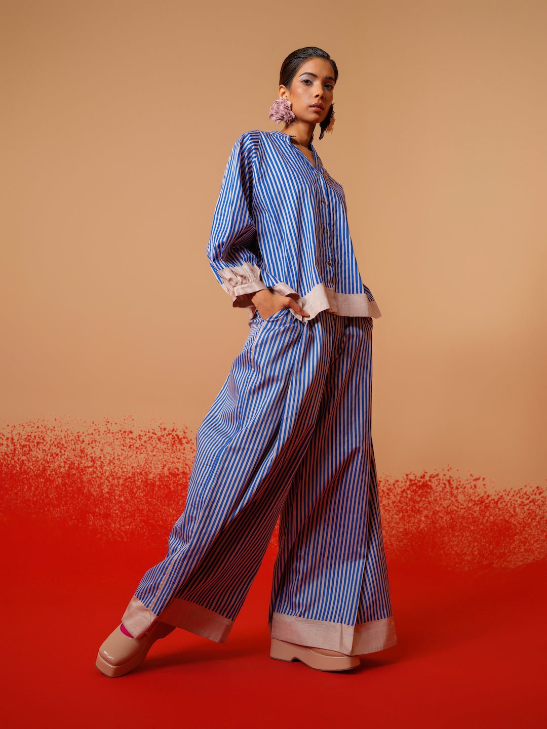 Ivy Pants - Striped - CiceroniPantsStoique