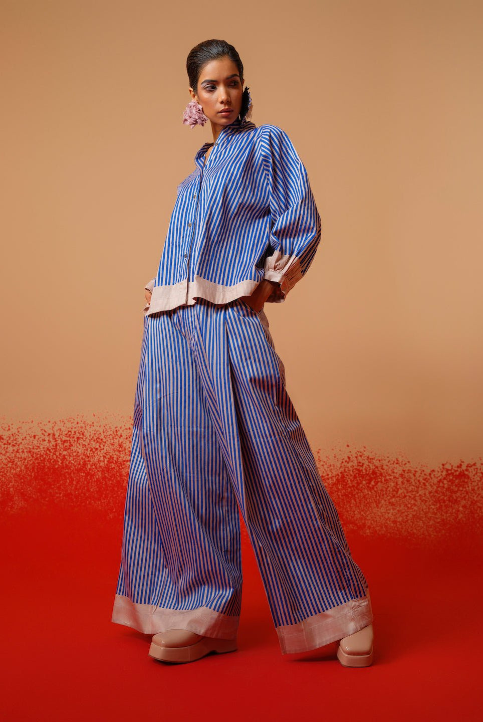 Ivy Pants - Striped - CiceroniPantsStoique