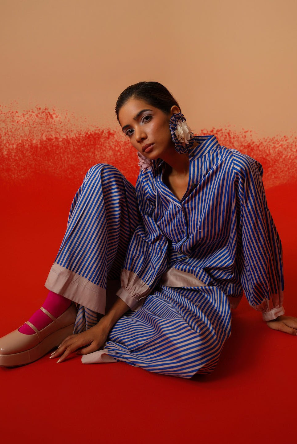 Ivy Pants - Striped - CiceroniPantsStoique