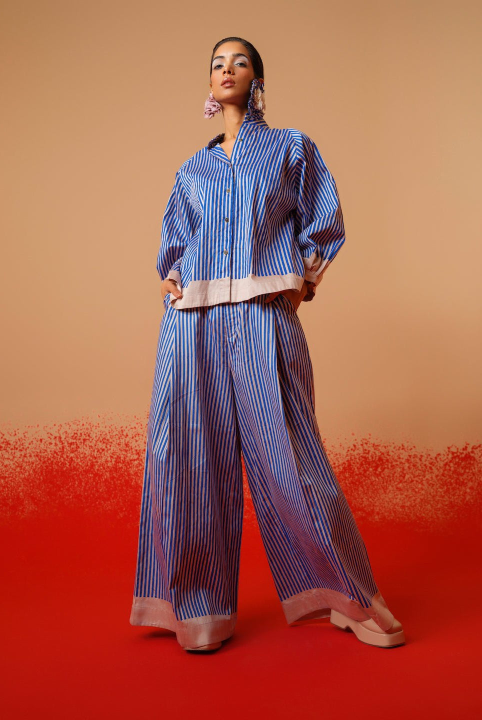 Ivy Pants - Striped - CiceroniPantsStoique