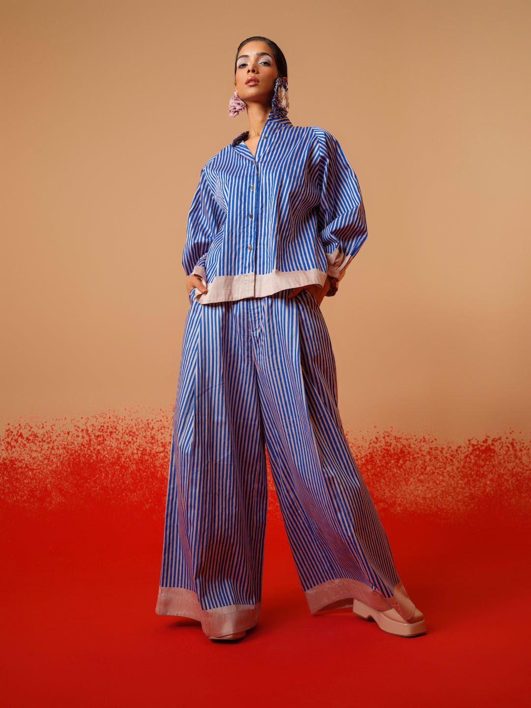 Ivy Pants - Striped - CiceroniPantsStoique