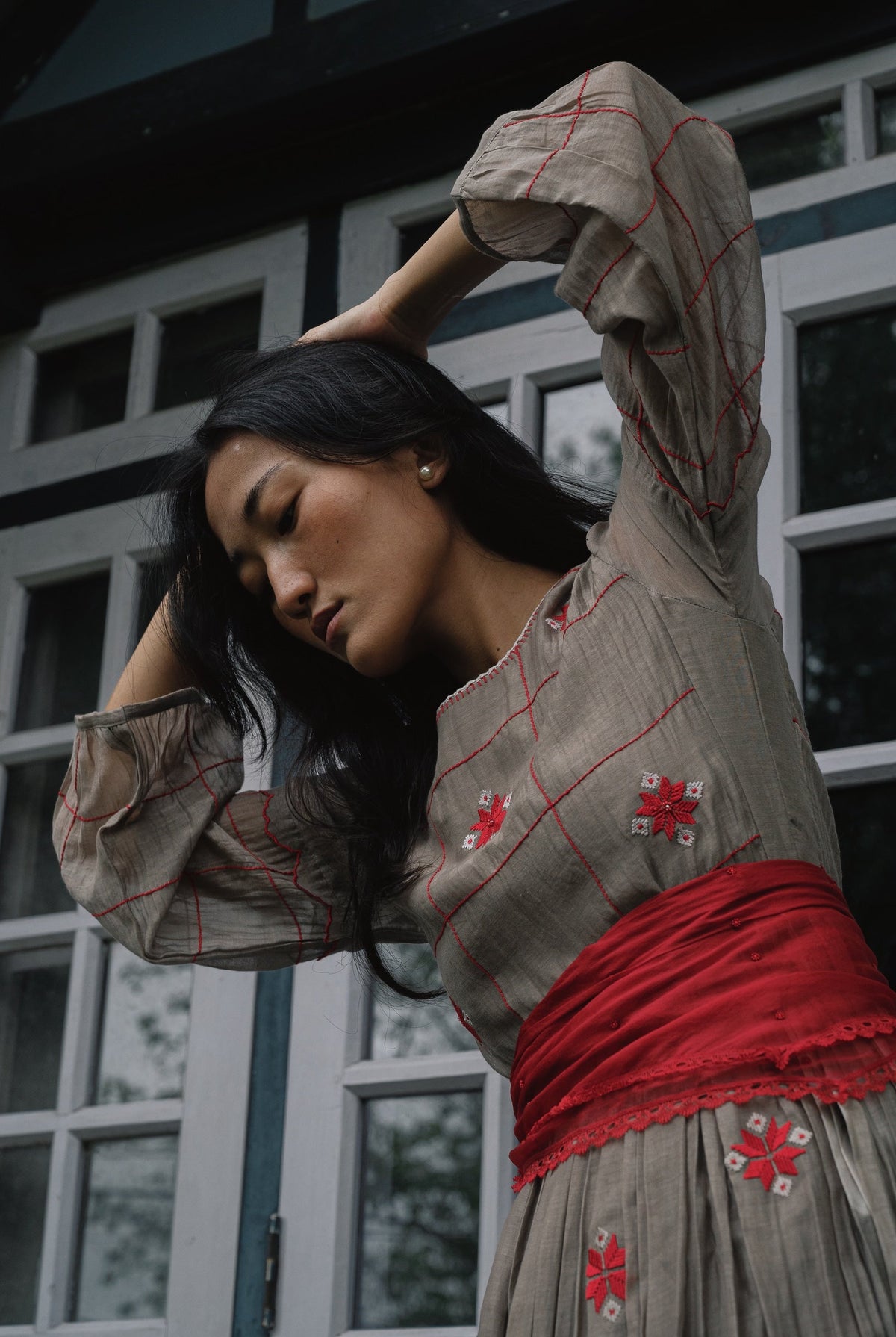 Jaapi Dress - Grey - CiceroniDressGaach