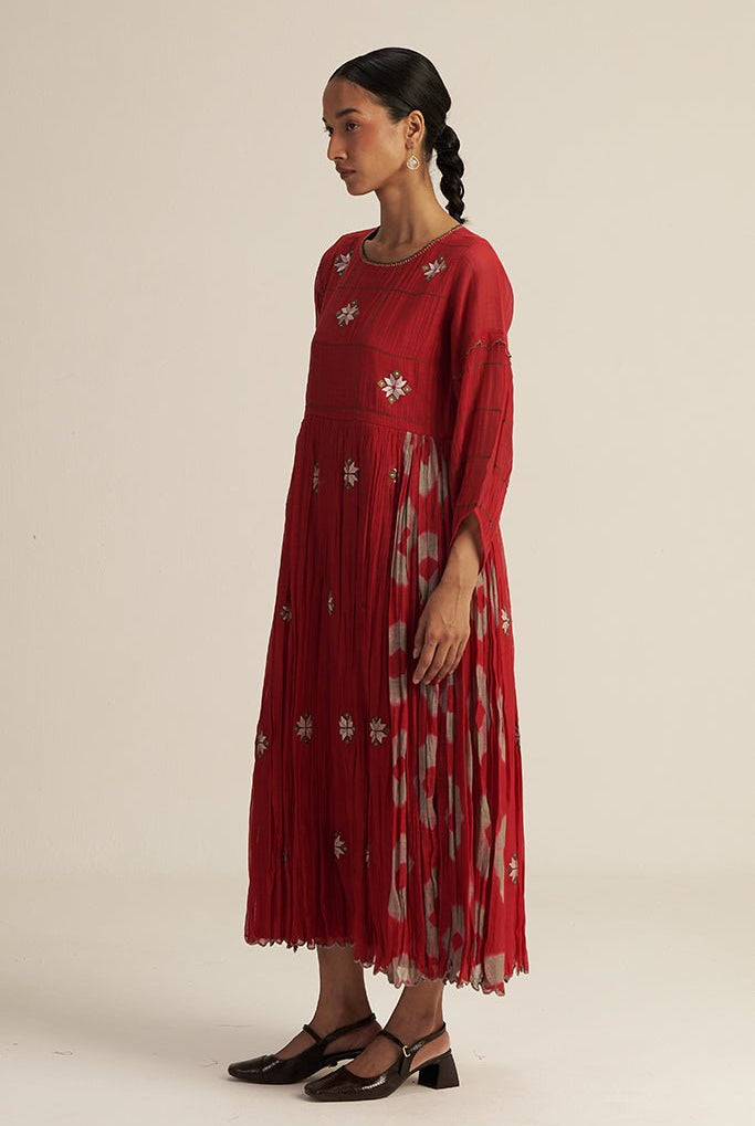 Jaapi Dress - Red - CiceroniDressGaach