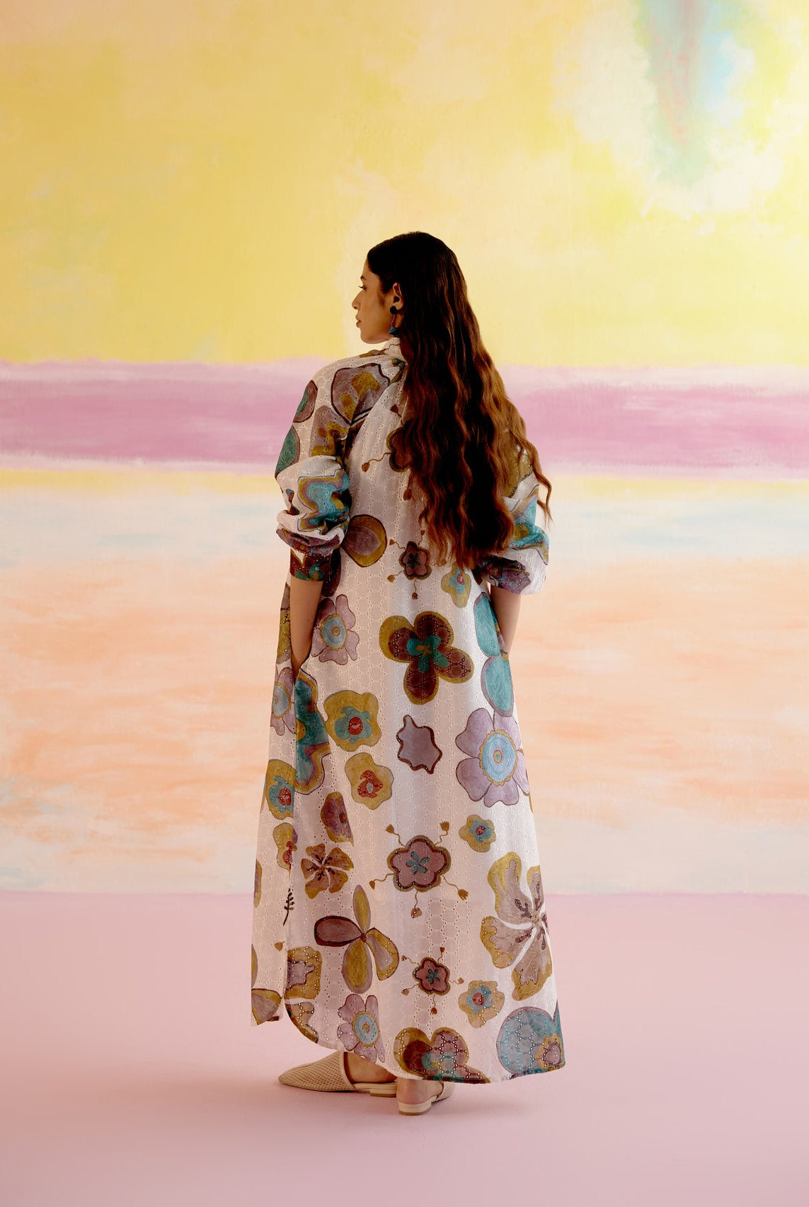 Jade Relaxed Kaftan Dress - CiceroniDressesHappi Space