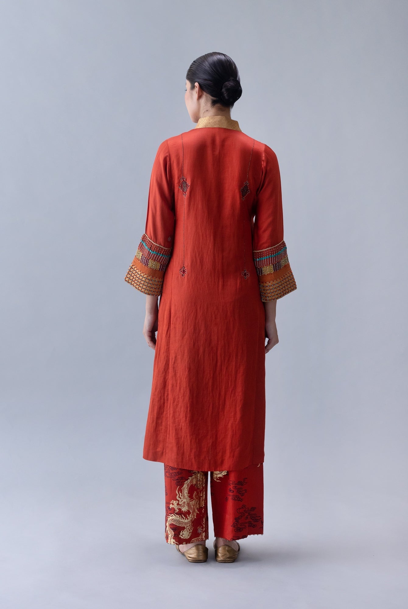 Jakar Rust Kurta - CiceroniKurta Set, Festive WearShades of India