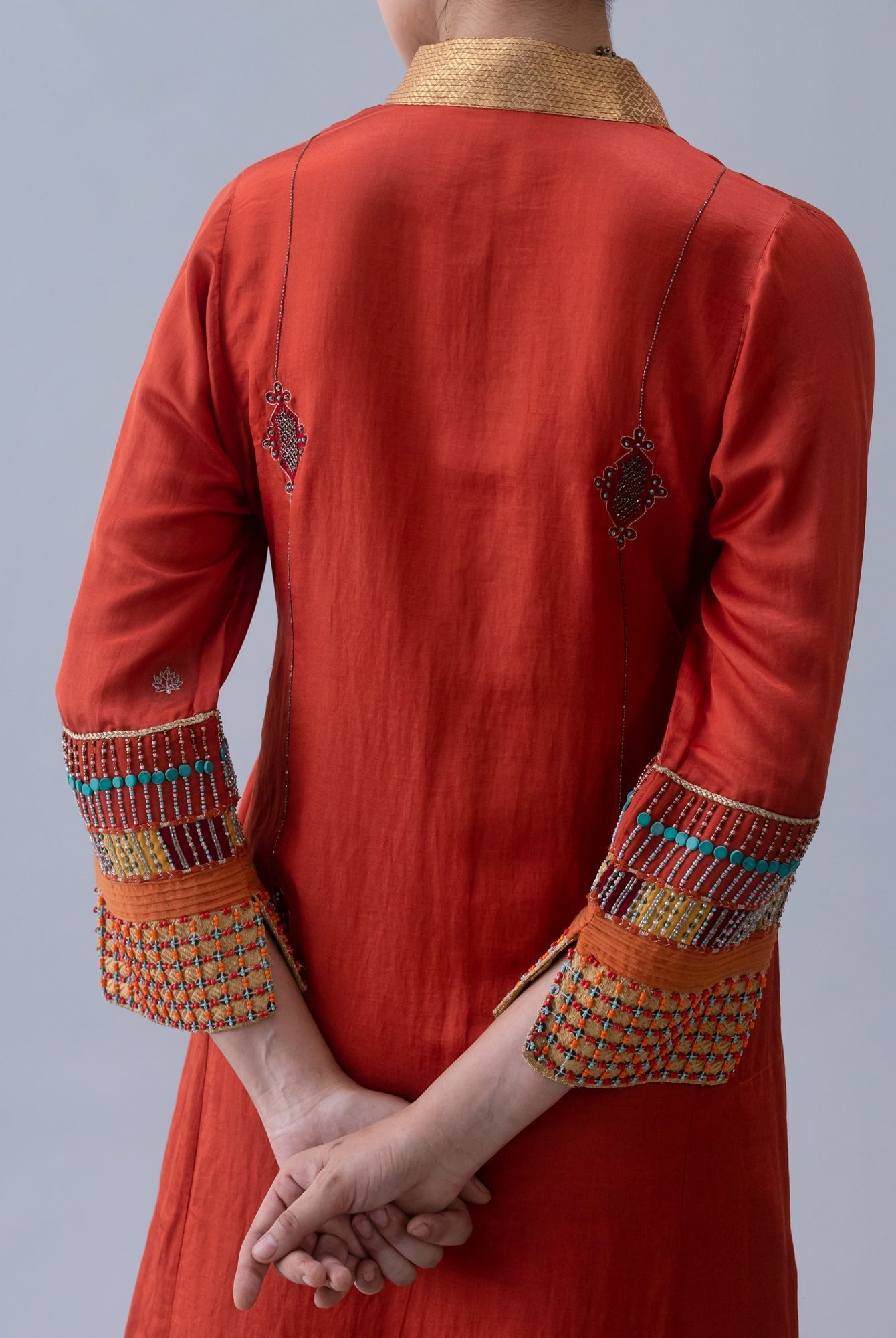 Jakar Rust Kurta - CiceroniKurta Set, Festive WearShades of India