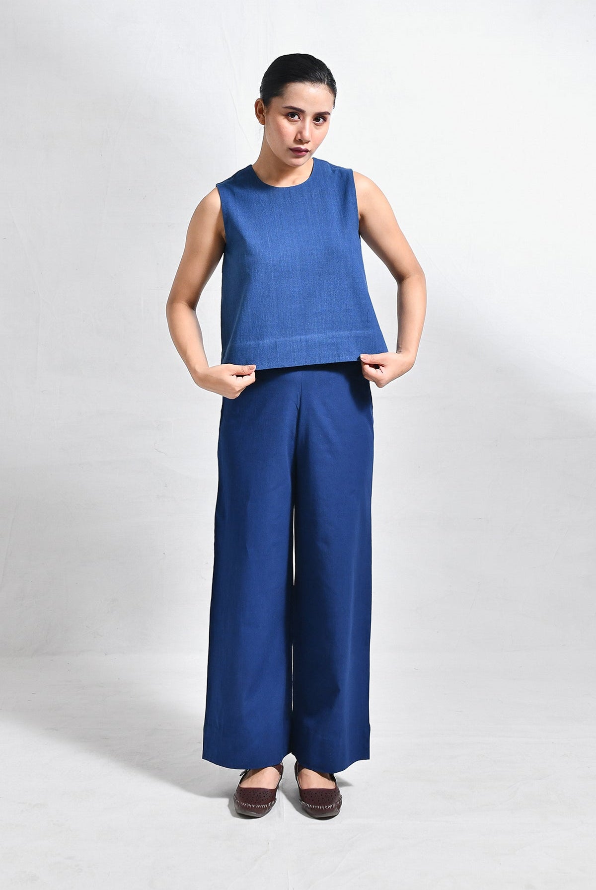 Jamdani Neck - Gather Jacket Co - ord (Set of 3) - CiceroniCo - ord SetHiranya