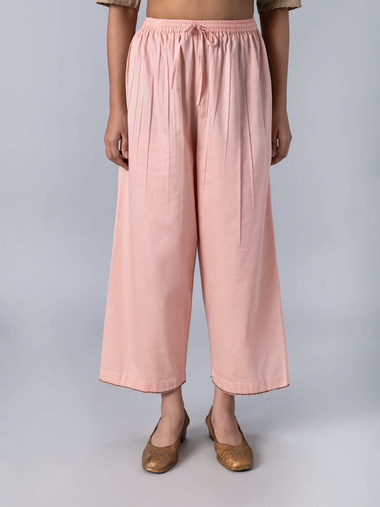 Jasmin Peach Pyjama - CiceroniPyjamaShades of India