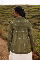 Jatra Green Overlay - CiceroniJacketsSarron