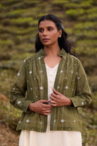 Jatra Green Overlay - CiceroniJacketsSarron