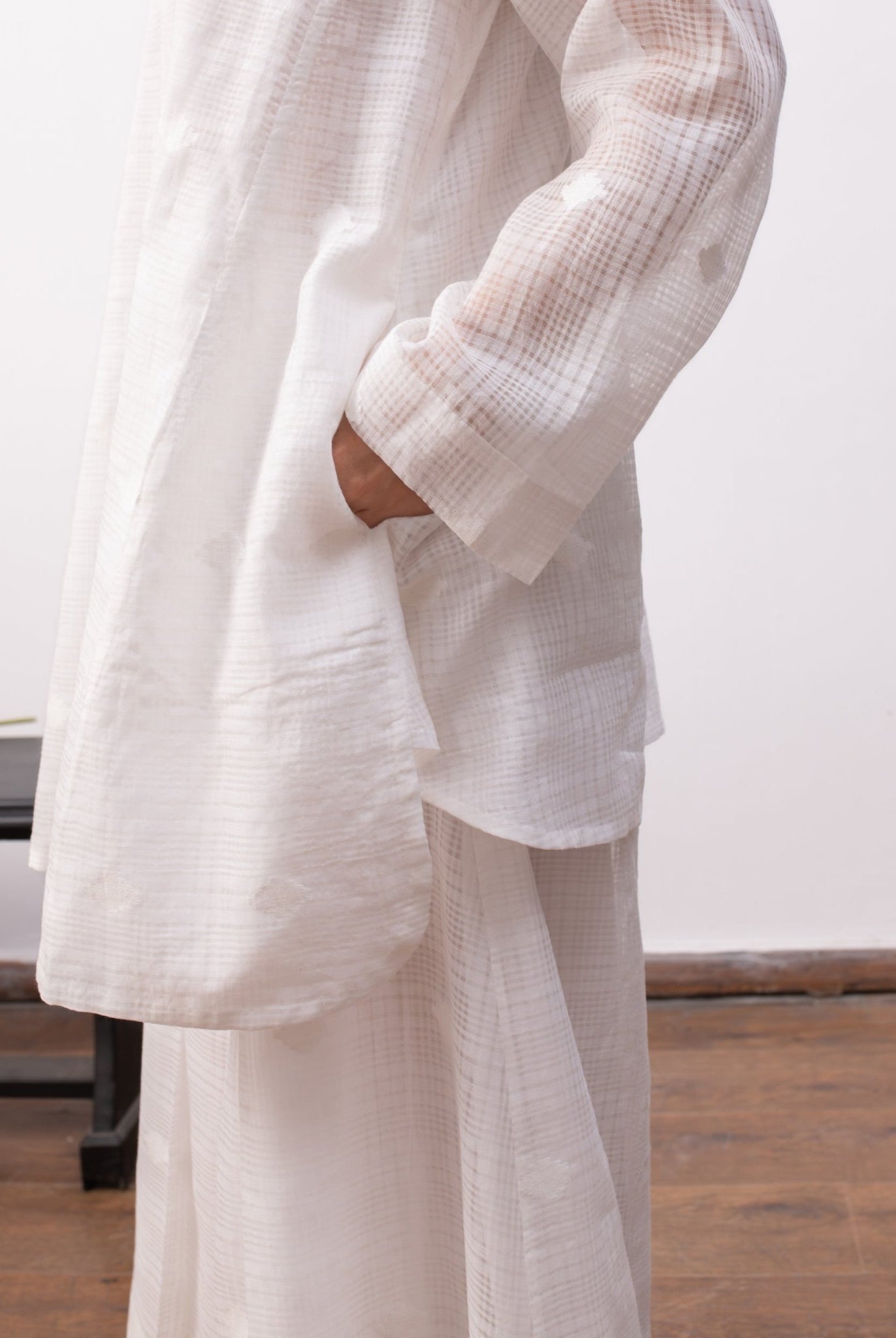 Jeanne Co - ord Set - White - CiceroniKurta Set, Everyday WearHiranya