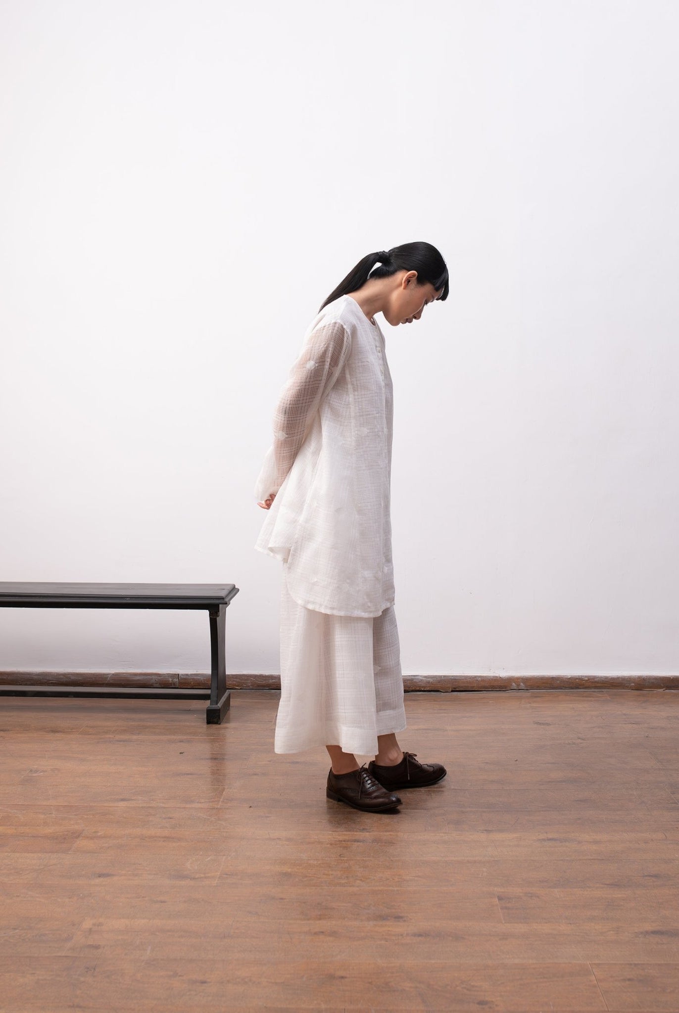 Jeanne Co - ord Set - White - CiceroniKurta Set, Everyday WearHiranya