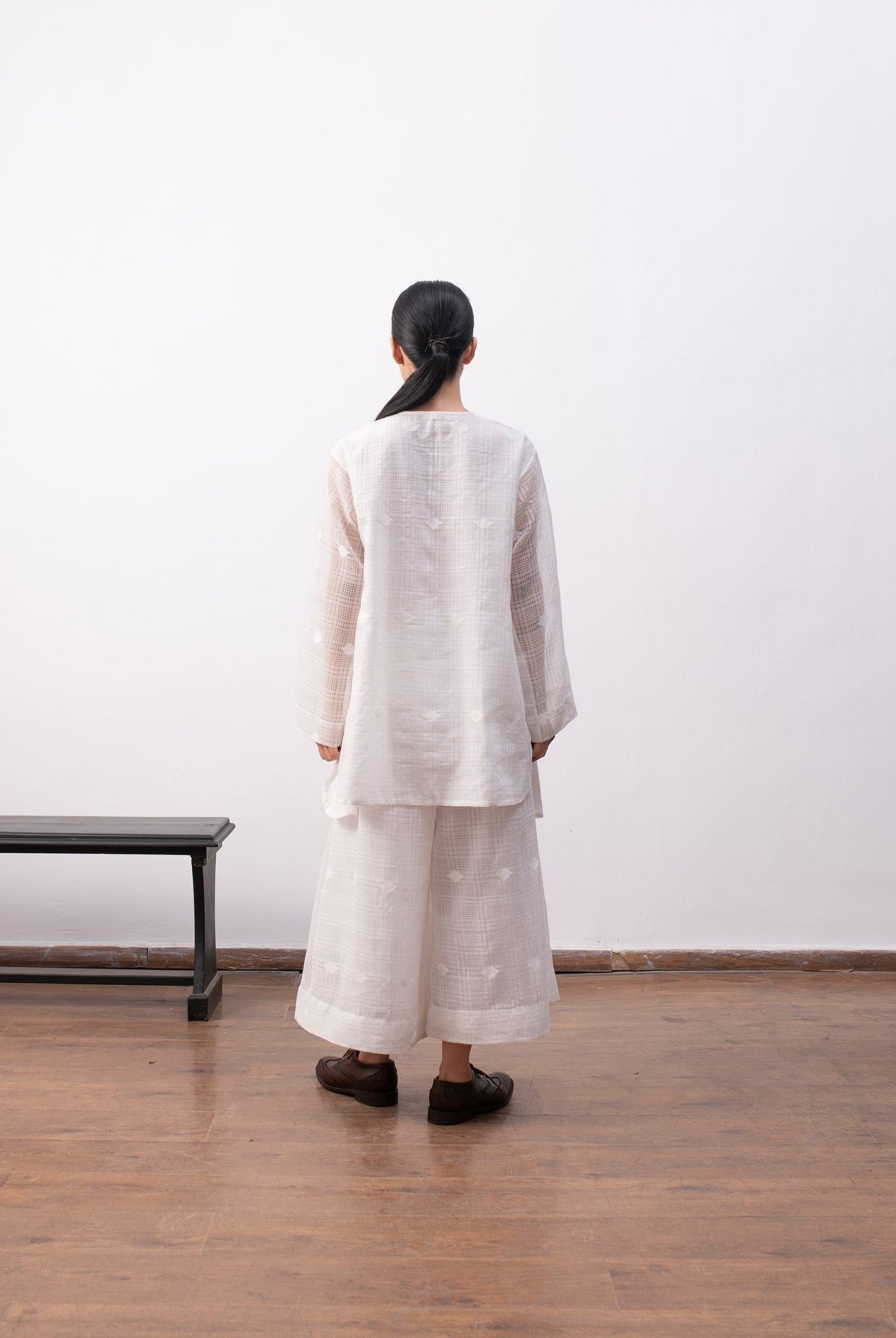Jeanne Co - ord Set - White - CiceroniKurta Set, Everyday WearHiranya