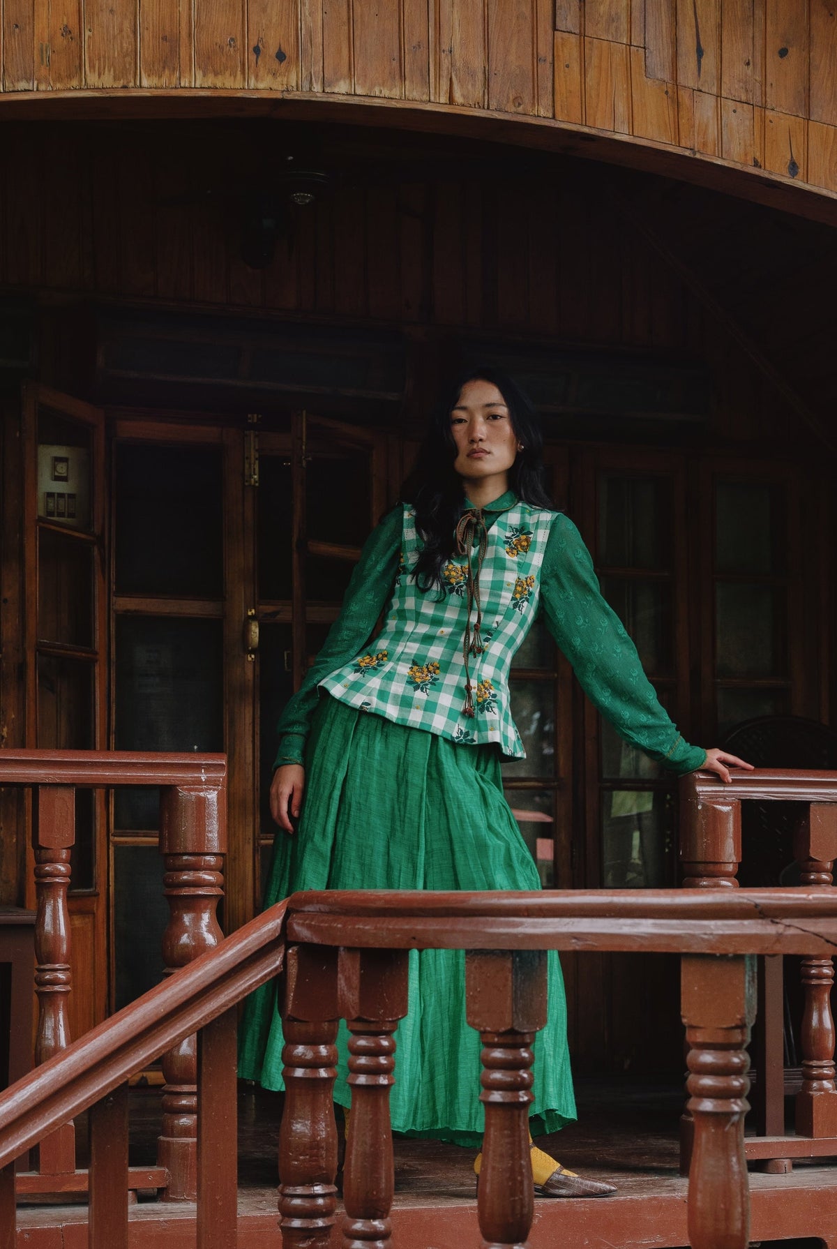 Jenny Set - Green - CiceroniDressesGaach