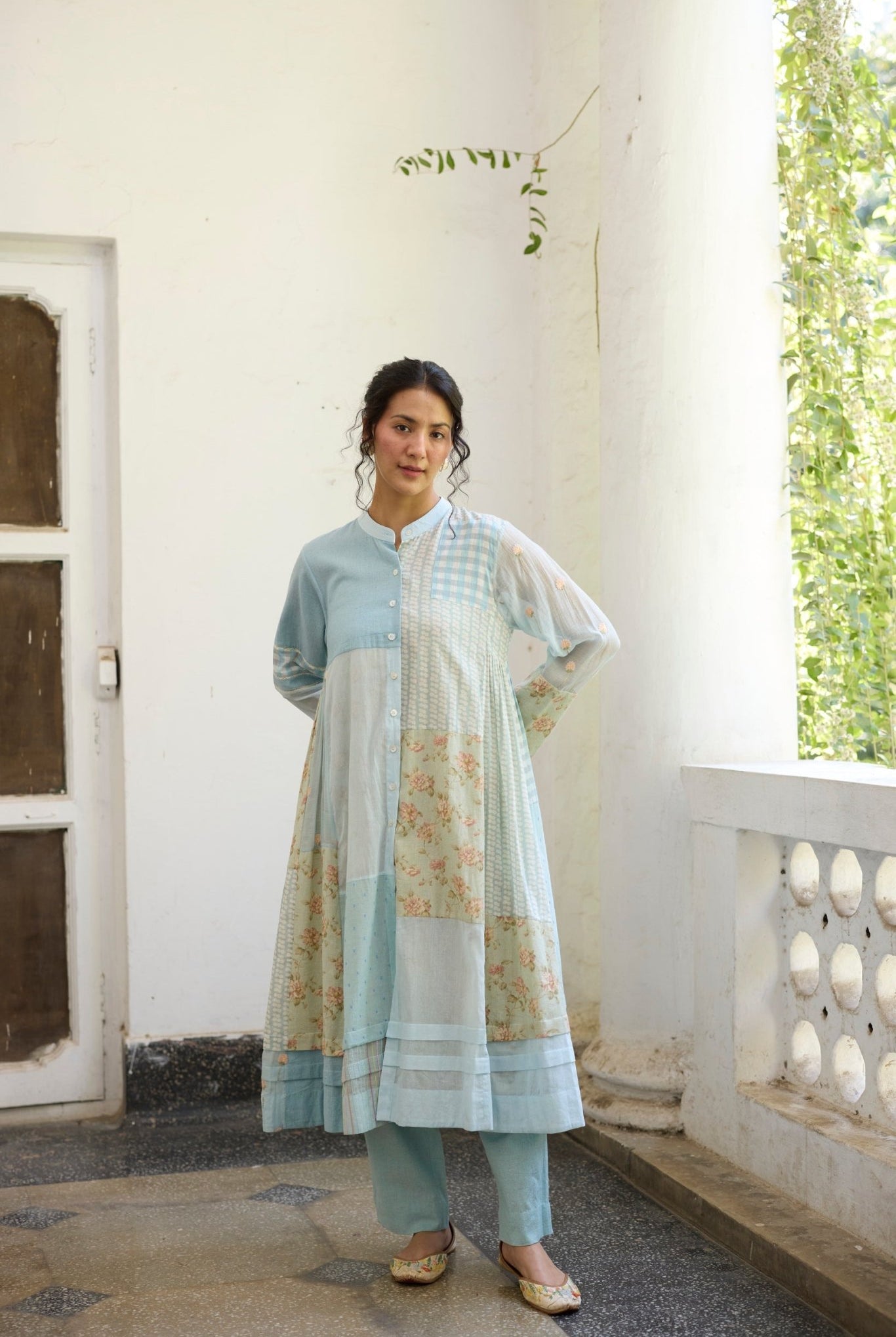 Johin Tunic - Blue - CiceroniKurta, Everyday WearKhyati Rughani