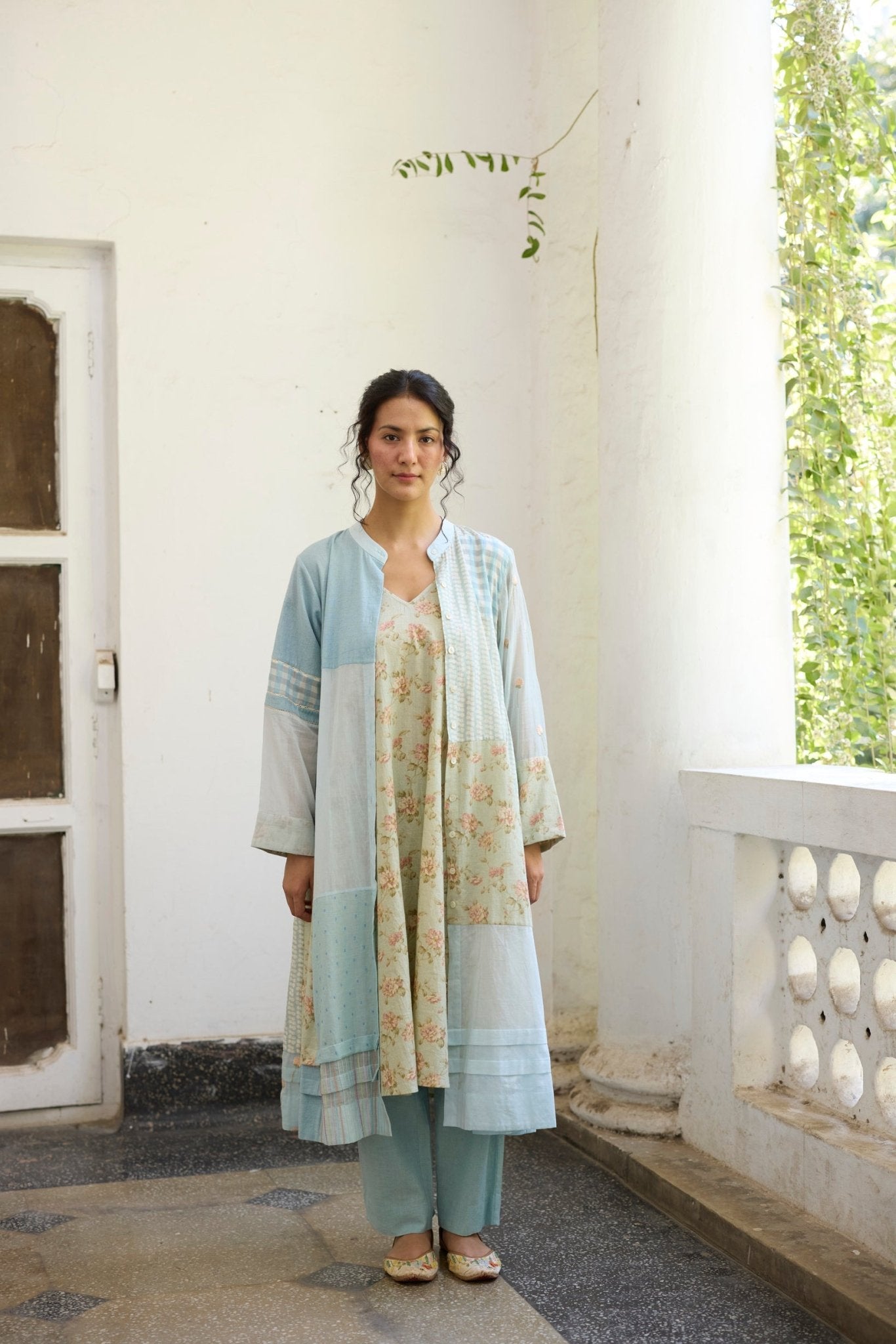Johin Tunic Set - Blue - CiceroniKurta Set, Everyday WearKhyati Rughani