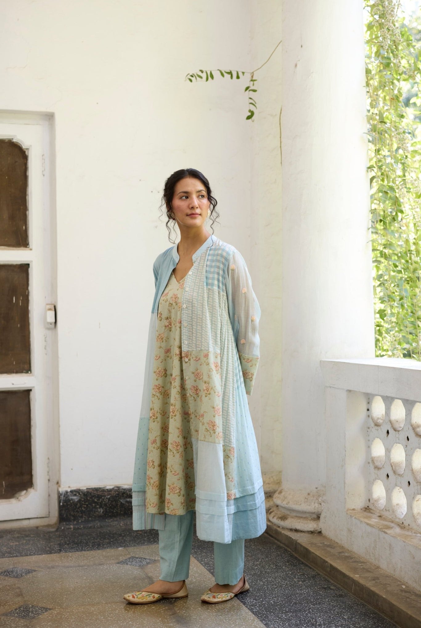 Johin Tunic Set - Blue - CiceroniKurta Set, Everyday WearKhyati Rughani