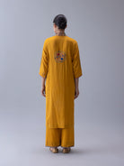 Joma Yellow Kaftan - CiceroniKaftanShades of India