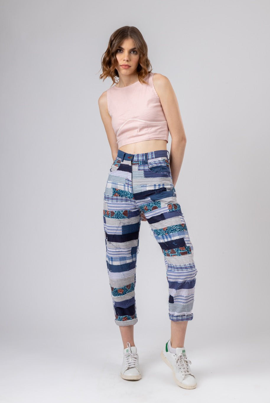 June Patch Work Pants - CiceroniPantsDoodlage