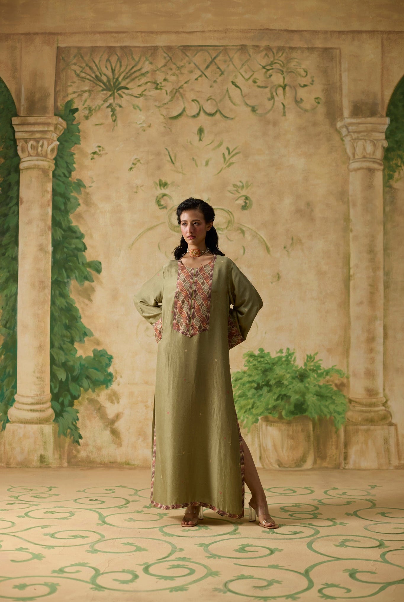 Juniper Tunic - Green - CiceroniTunicsKhyati Rughani