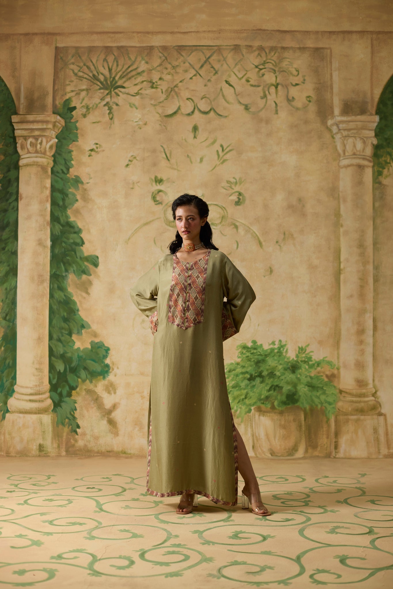 Juniper Tunic - Green - CiceroniTunicsKhyati Rughani