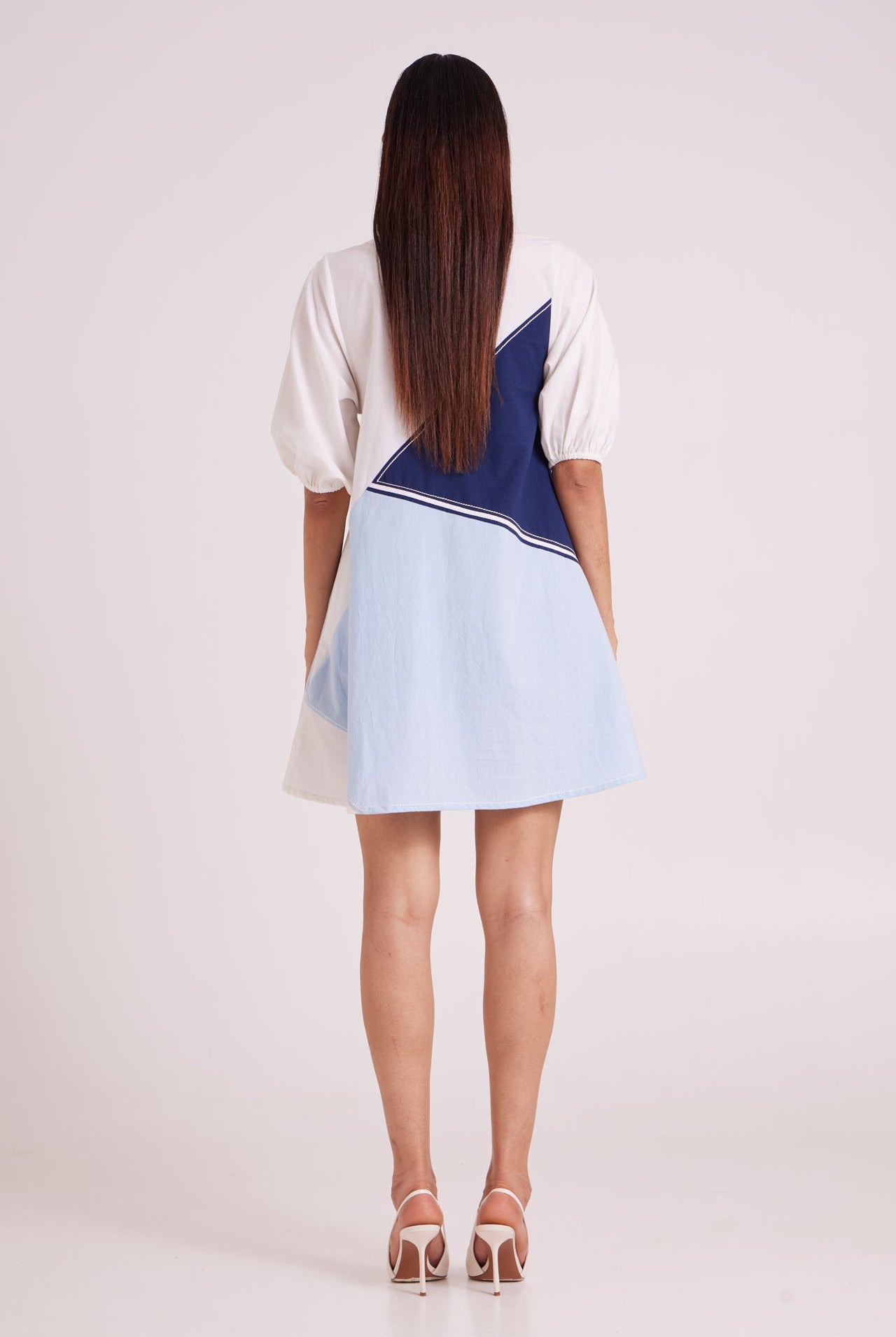 Juno - Segmented Tide Short Dress - CiceroniDressMadder Much