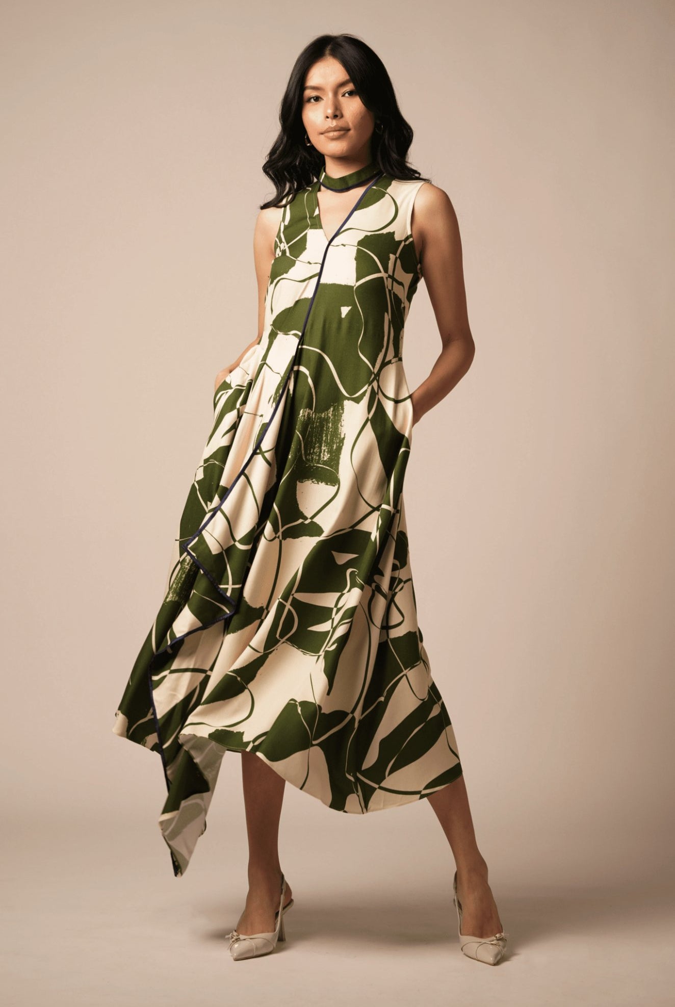 Kaee Pleated Dress - CiceroniDressesAdvait